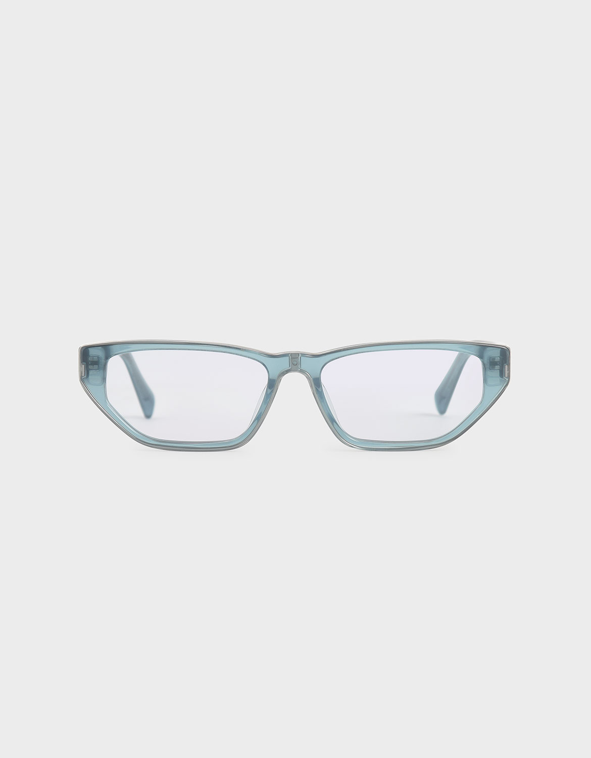 Acetate Cat-Eye Sunglasses, Blue