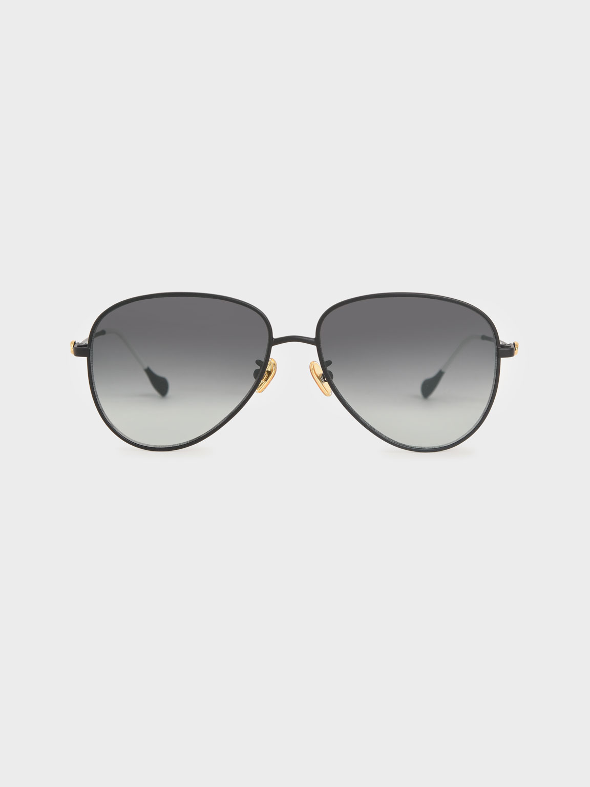 Aviator Sunglasses, Black