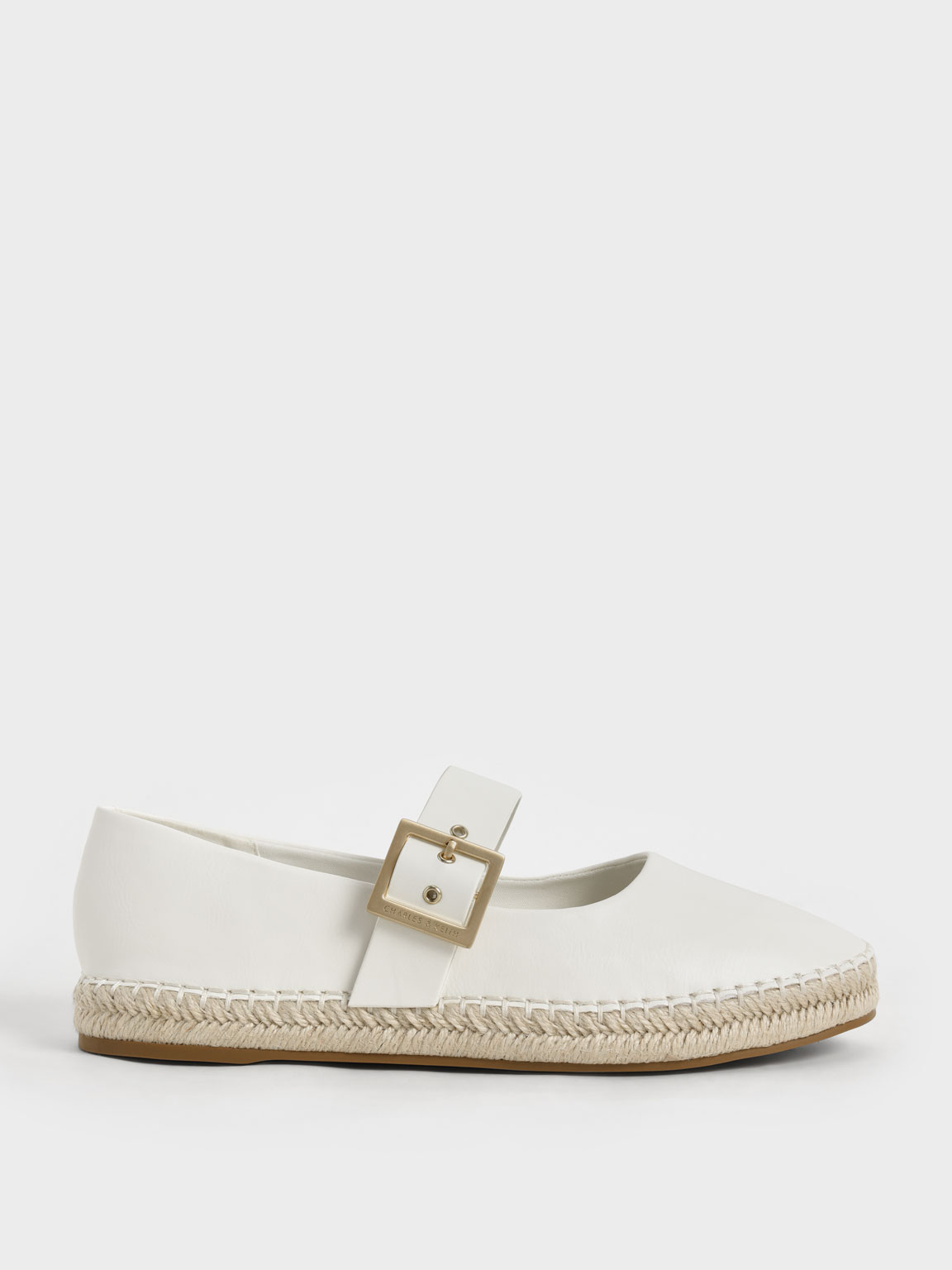 Buckled Espadrille Flats