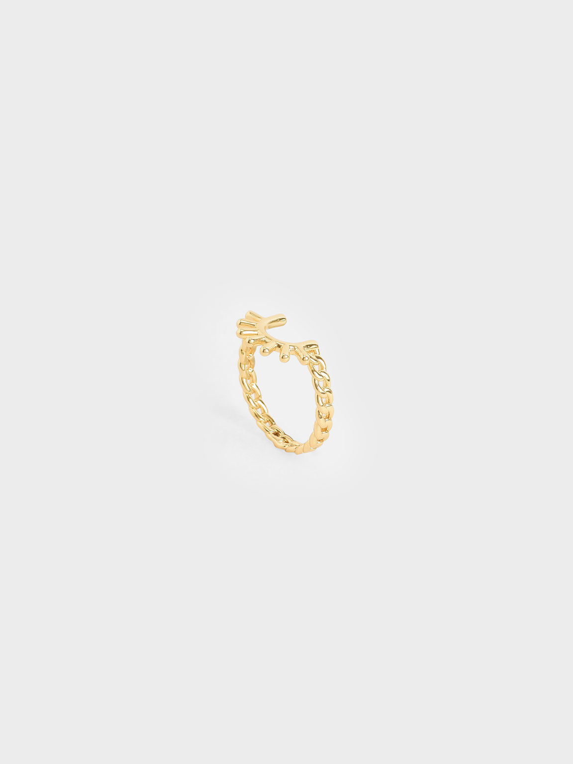 Chain Link Ring, Gold