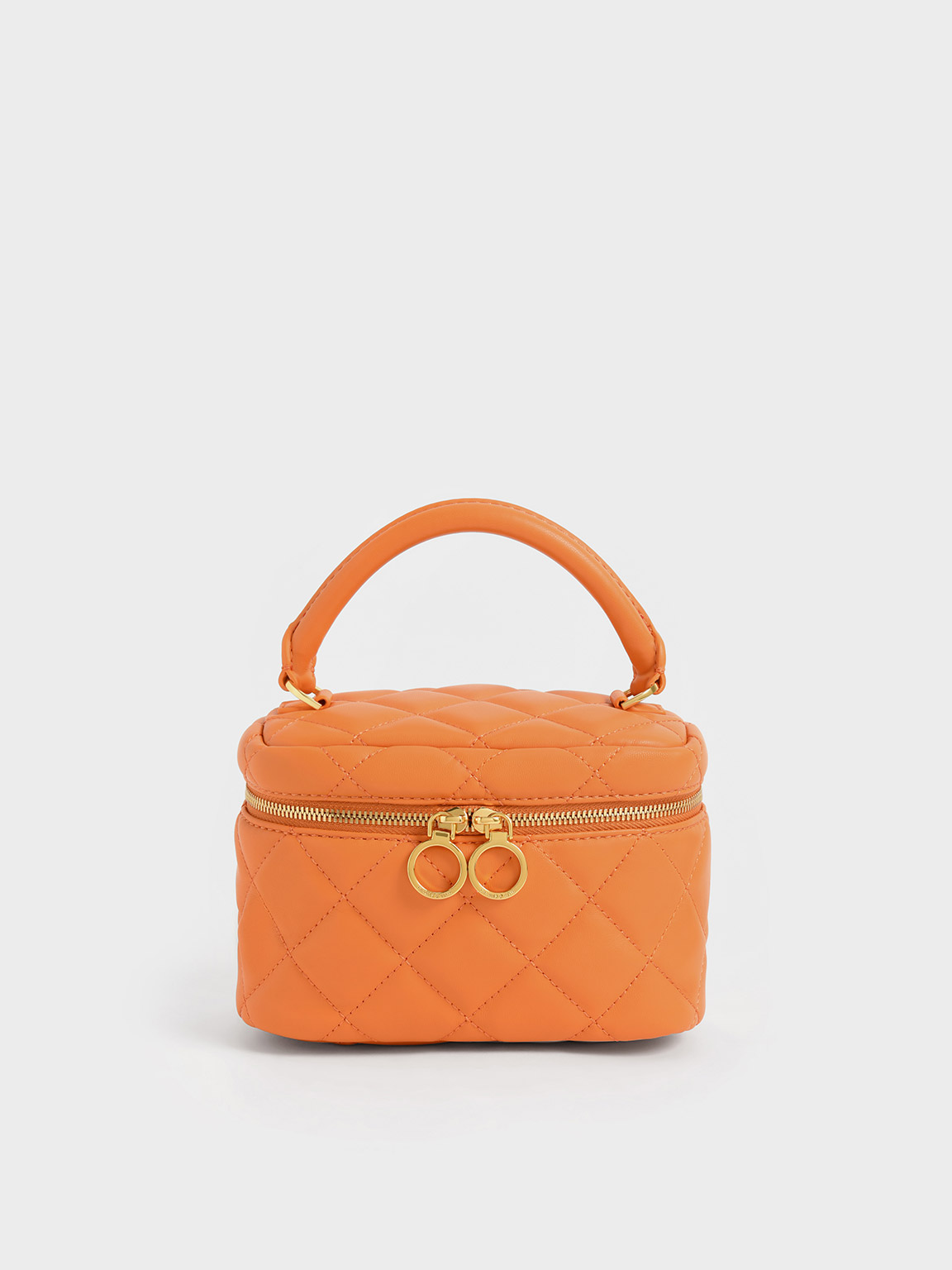 Quilted Two-Way Zip Mini Bag