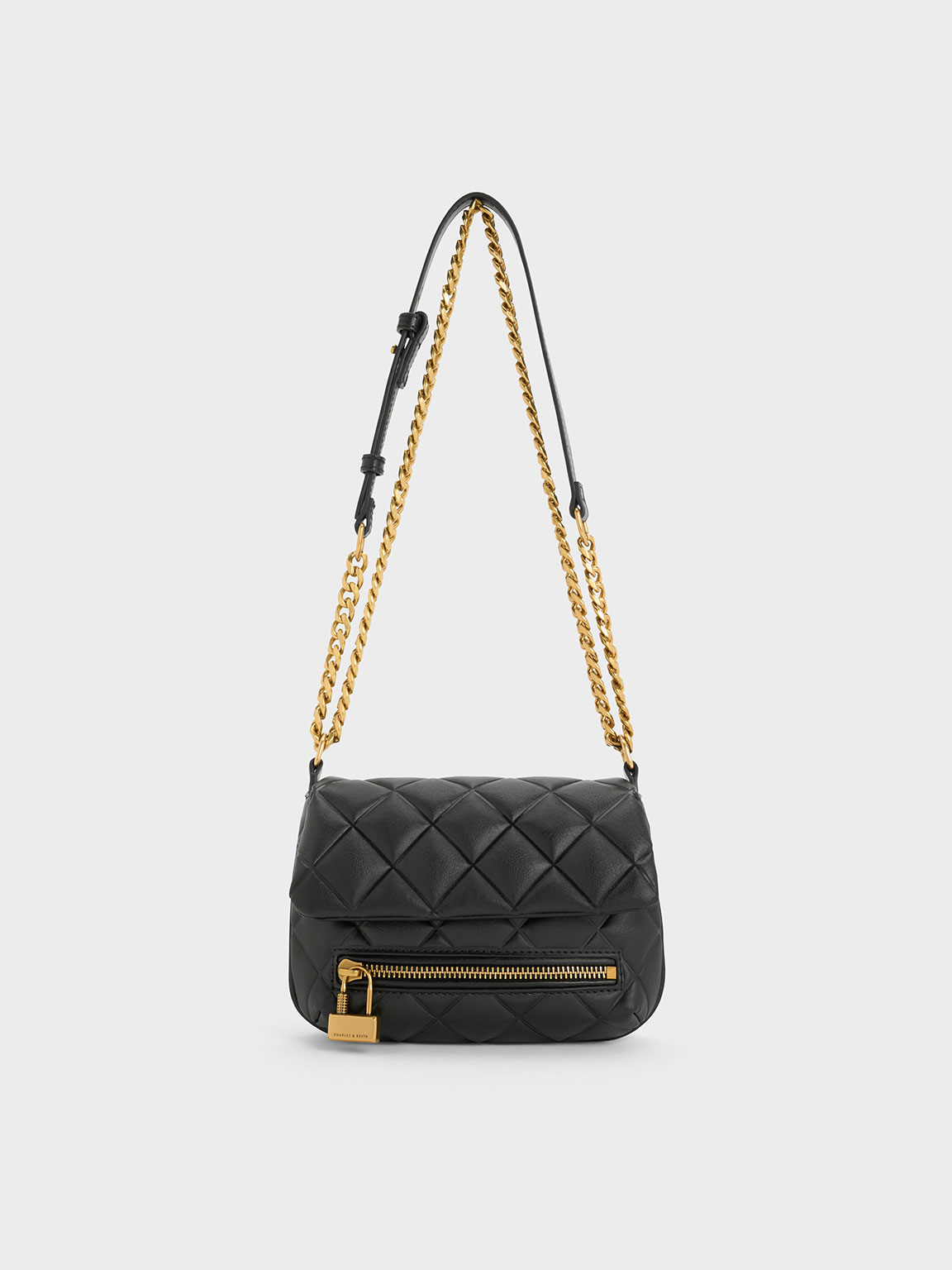 Mini Swing Quilted Chain-Handle Bag