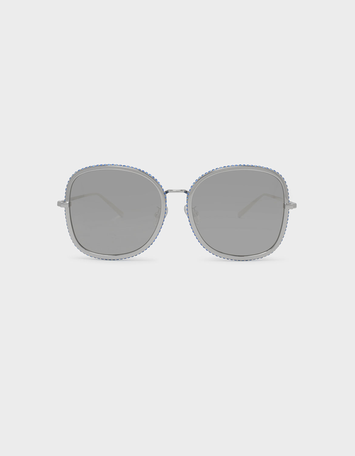 Embellished Sunglasses, Silver