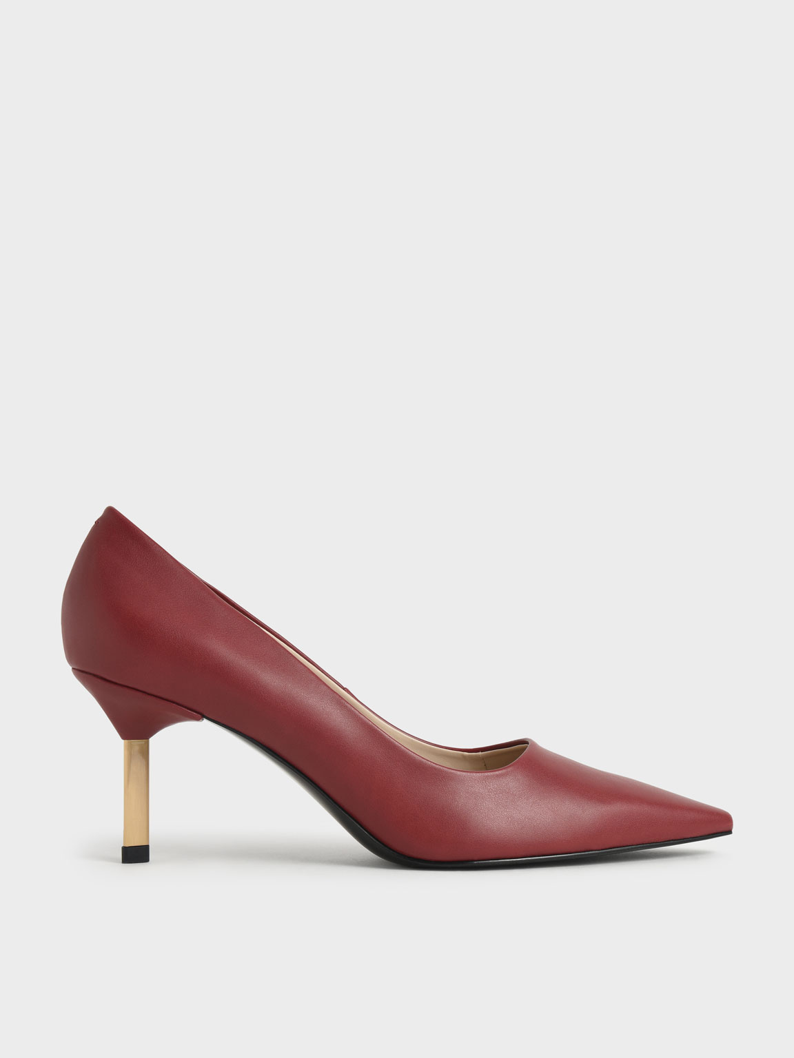 Metallic Stiletto Heel Pumps