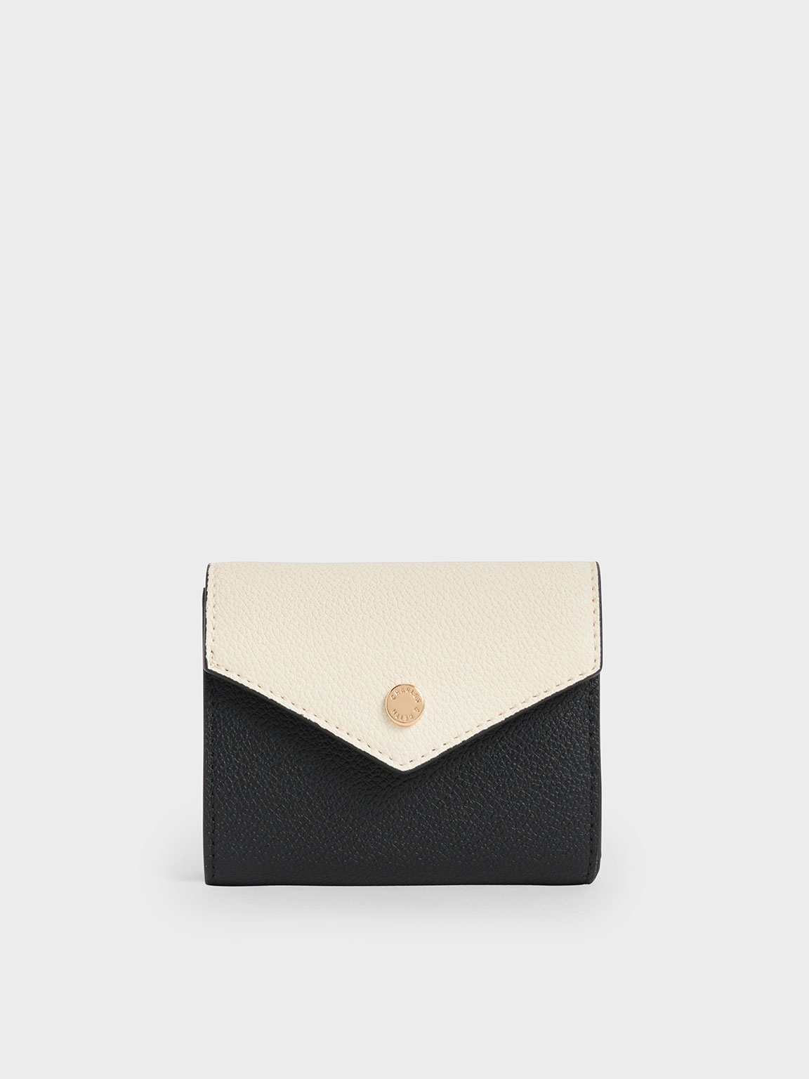 Two-Tone Short Envelope Wallet