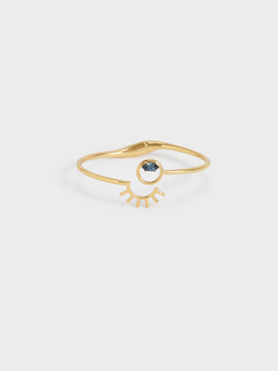 Swarovski® Crystal Cuff Bracelet, Gold