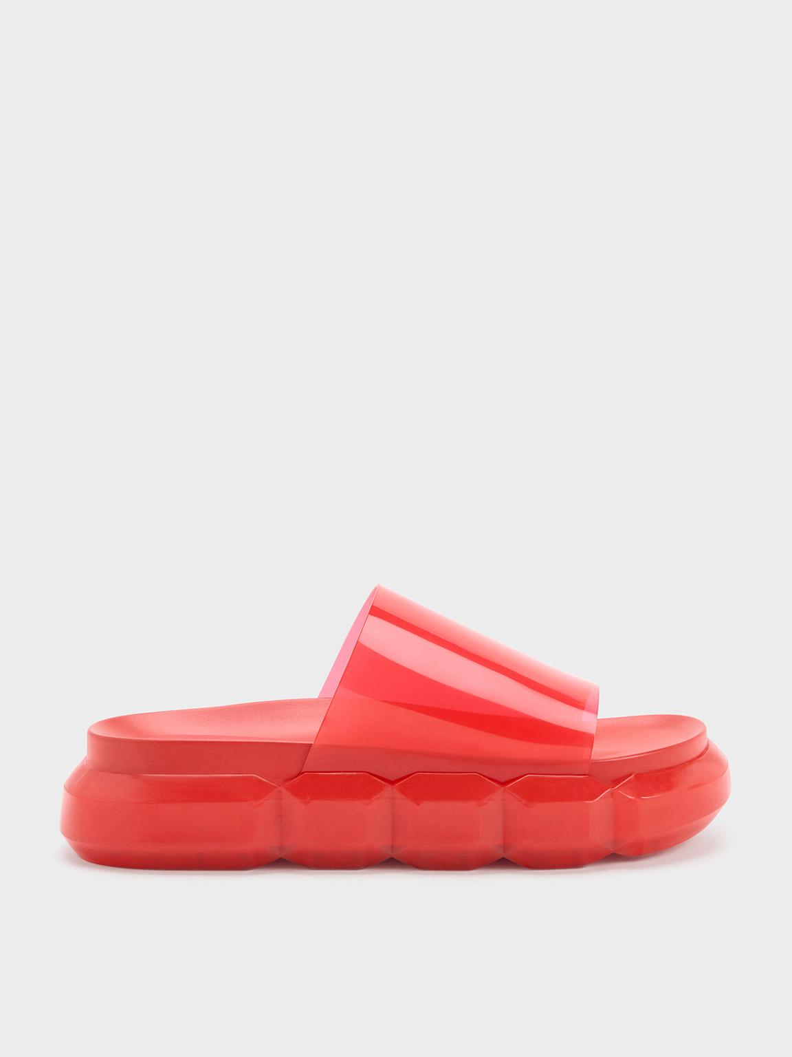 Fia See-Through Slide Sandals