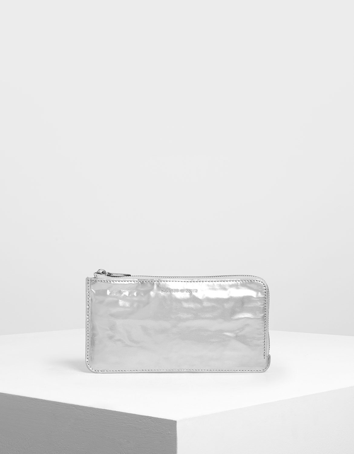 L-Zip Wallet, Silver