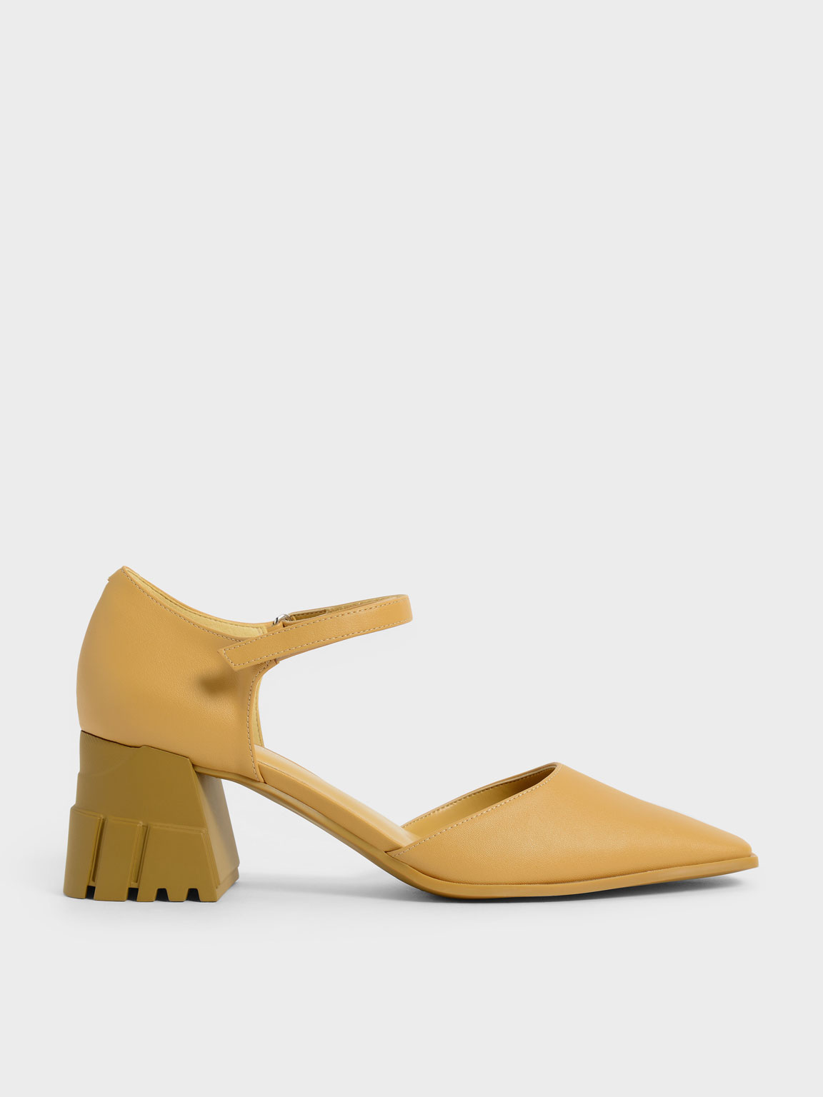 Square Toe D'Orsay Pumps