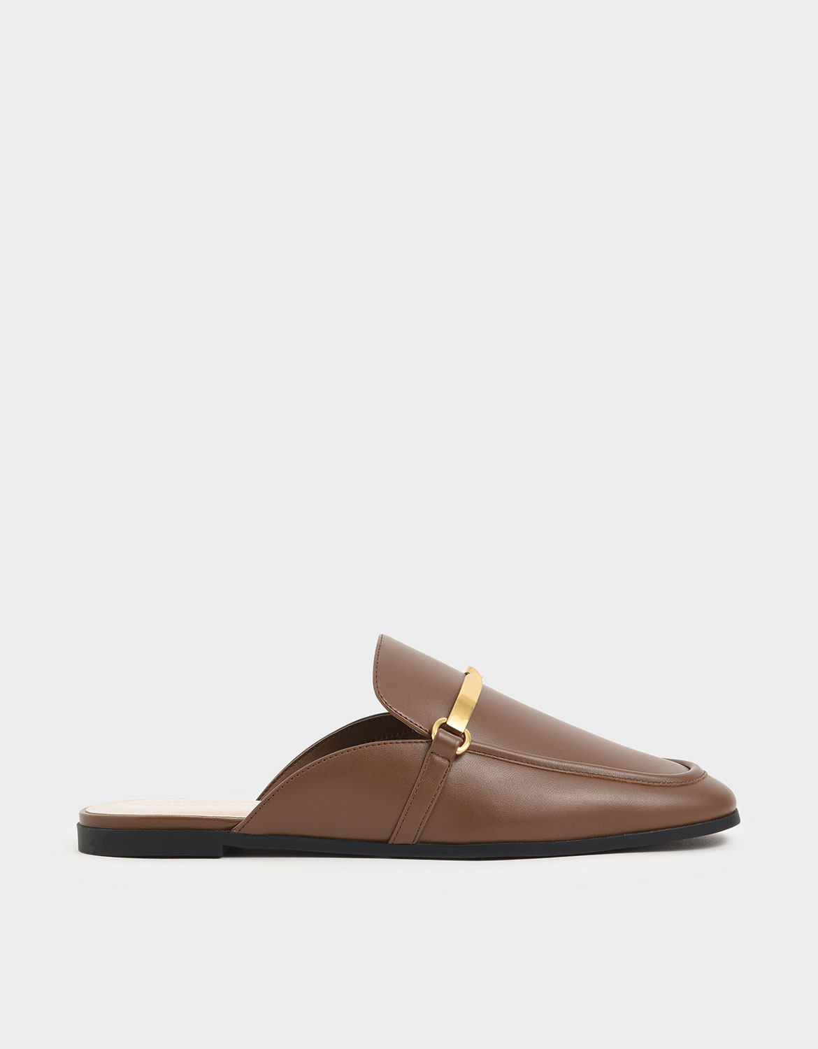 Metal Accent Slip-On Loafers