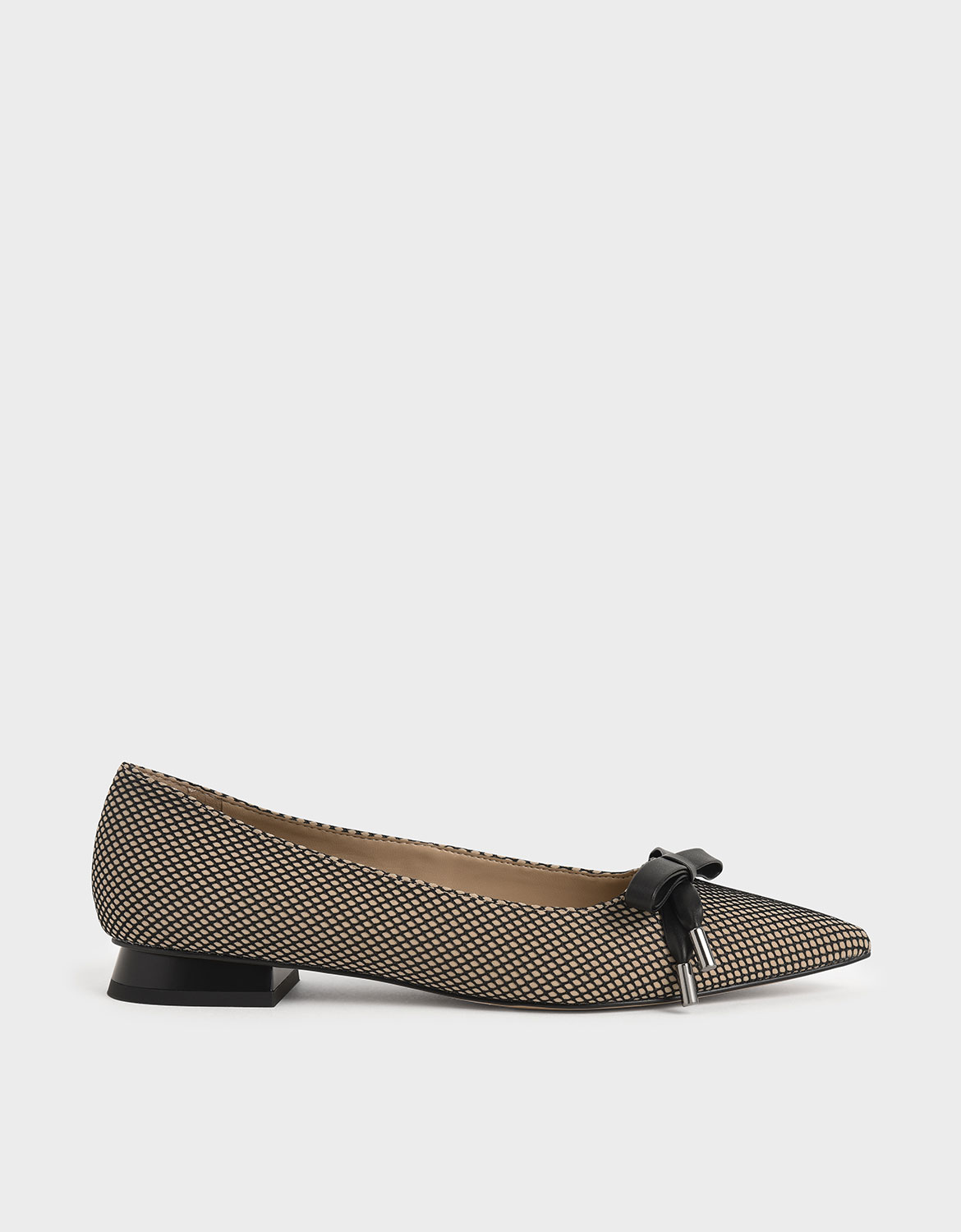 Bow Ballerina Flats (Kid Suede), Multi