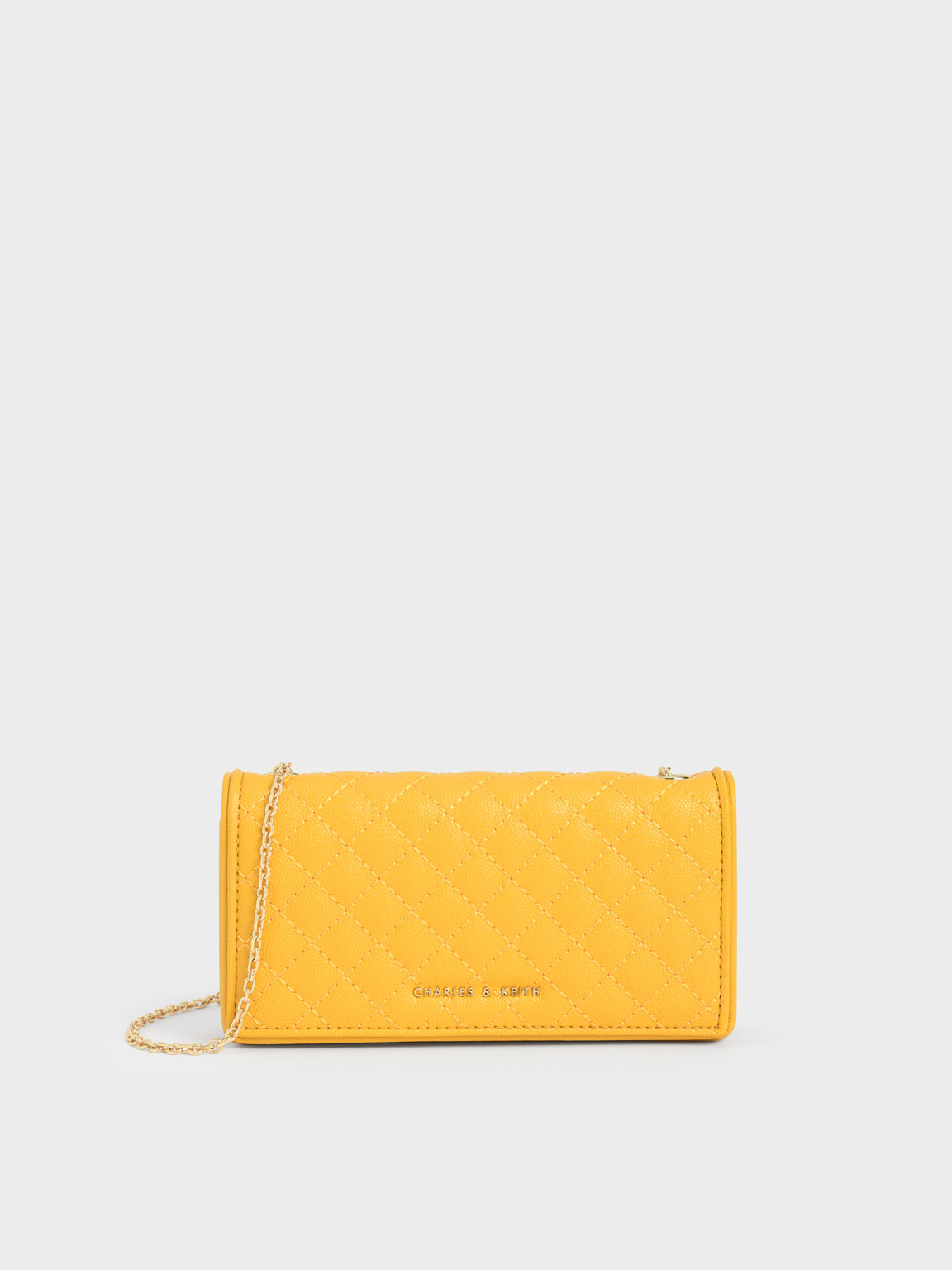 Quilted Pouch, Yellow