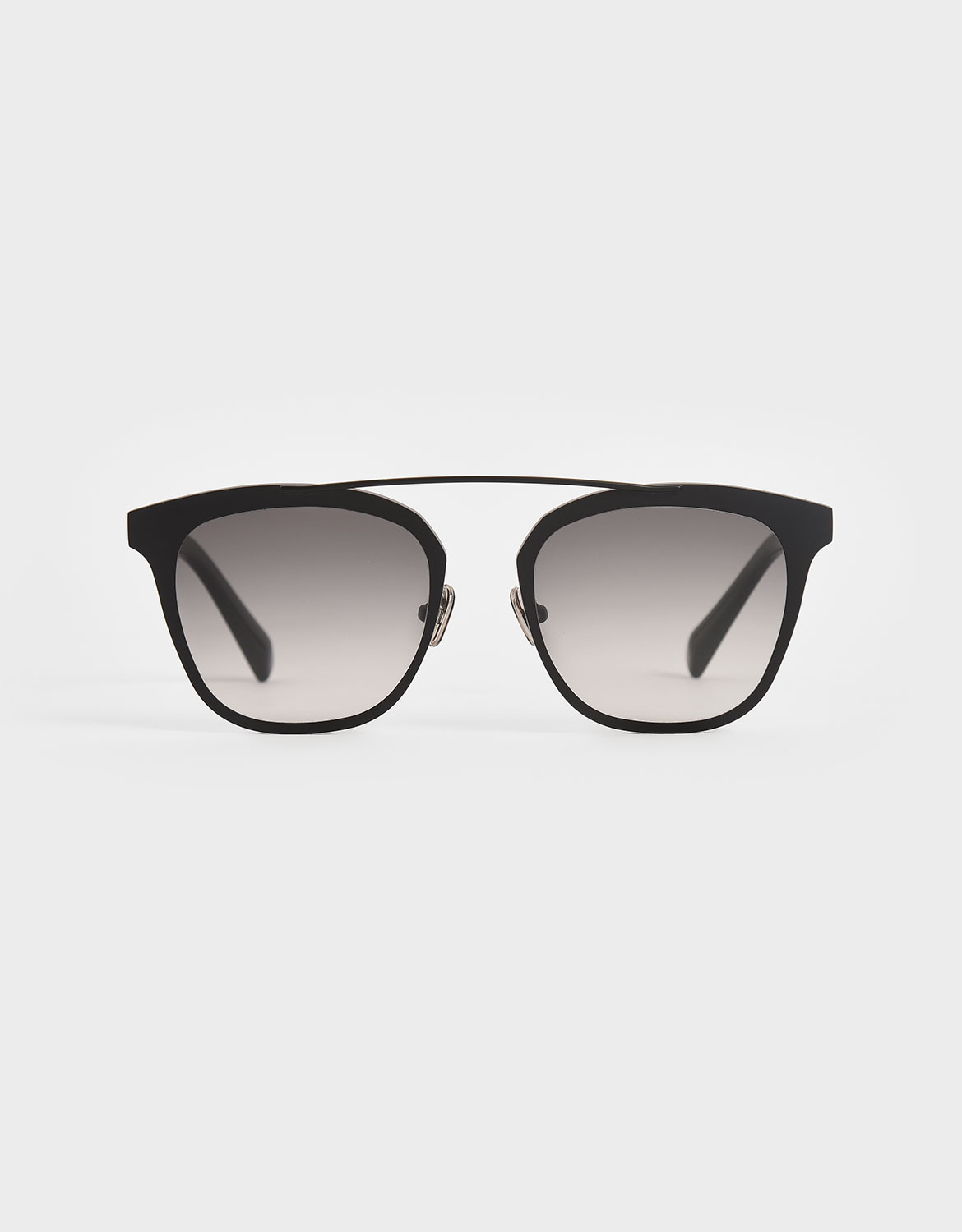Metal Frame Sunglasses, Black