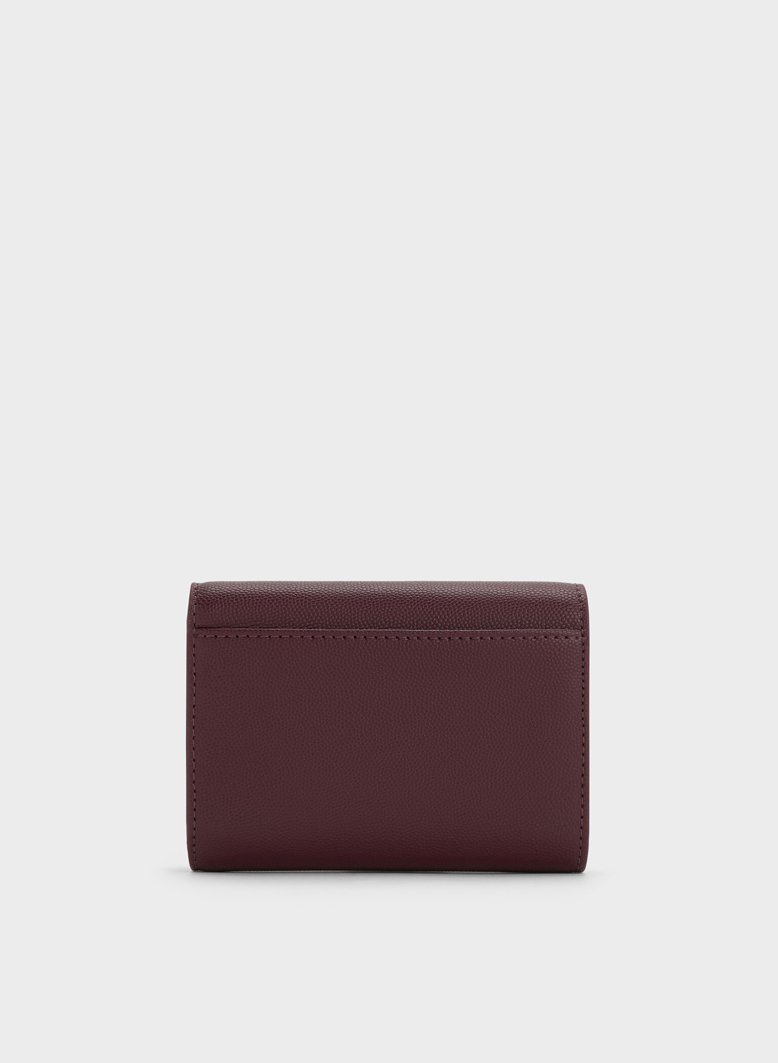 Briony Curved Flap Wallet, Wineberry Red, hi-res