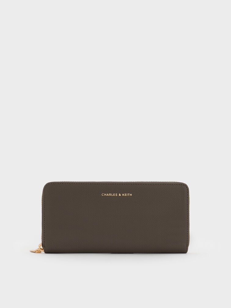 Dulcie Zip-Around Long Wallet, Dark Moss, hi-res