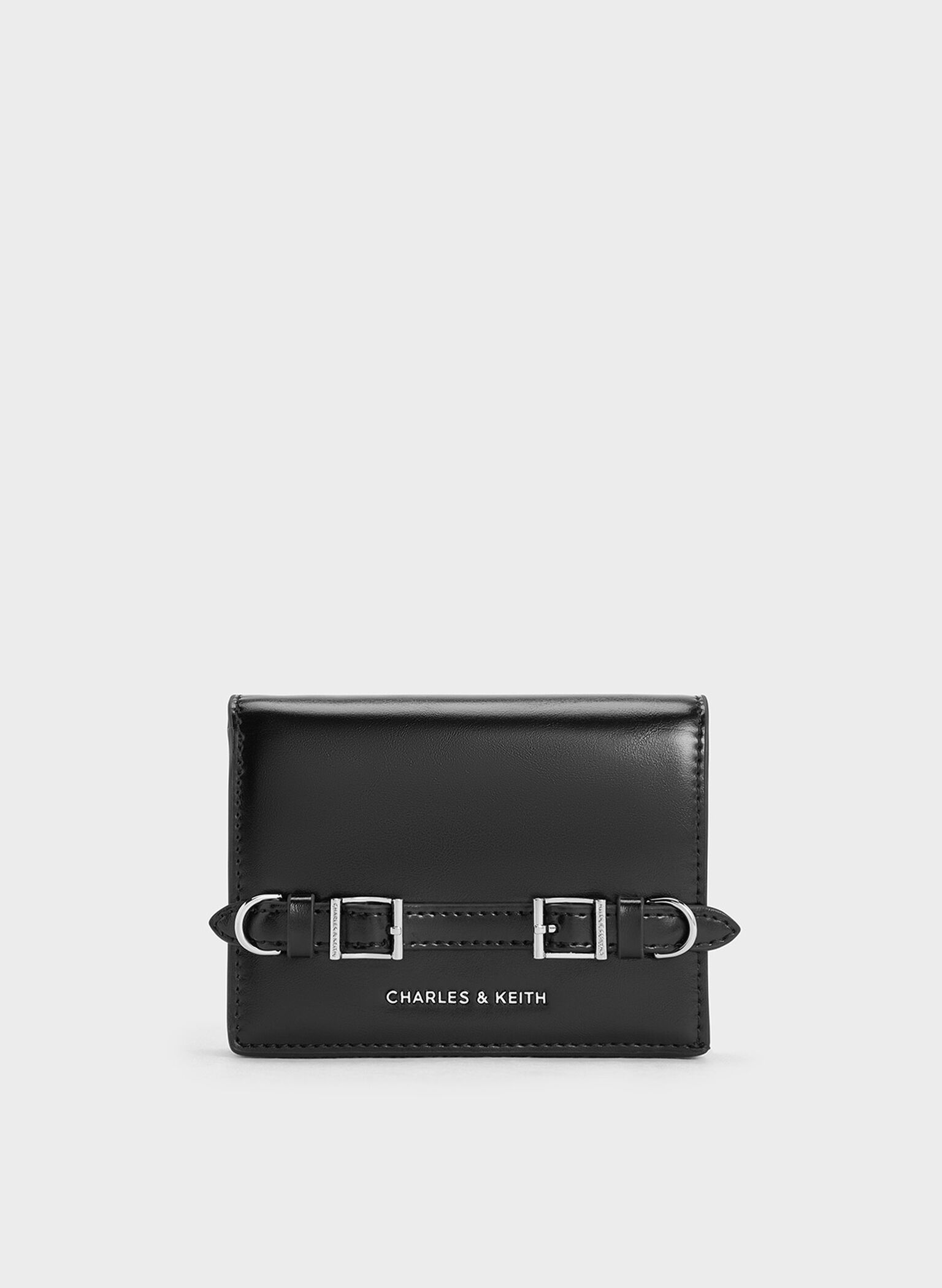 Sloane Chain-Handle Wallet, Noir, hi-res