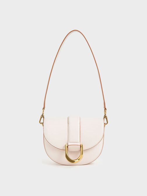 Mini Gabine Saddle Bag, Pink, hi-res