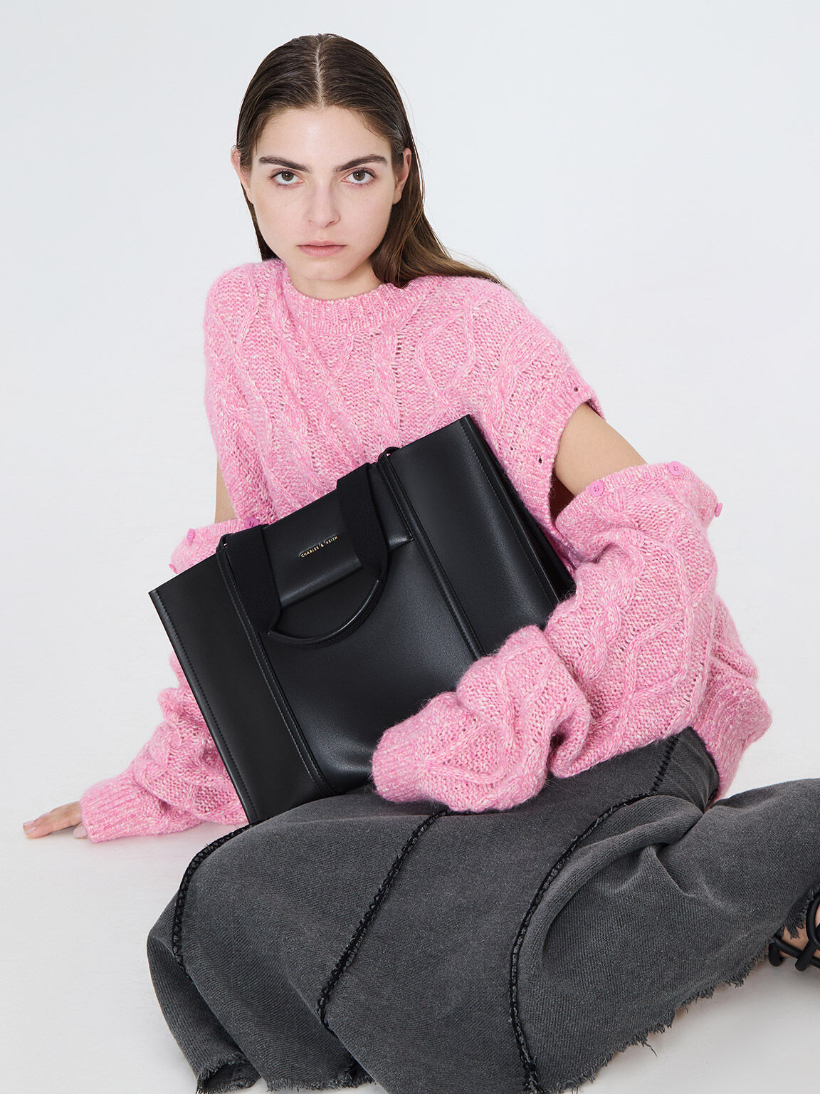 Black tote cheap