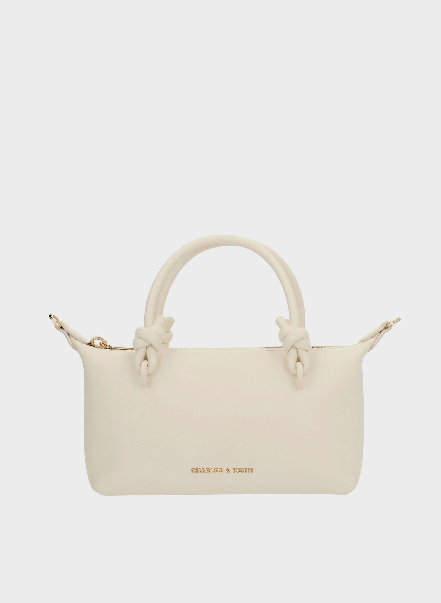 Sammie Knotted-Handle Tote Bag, Cream, hi-res