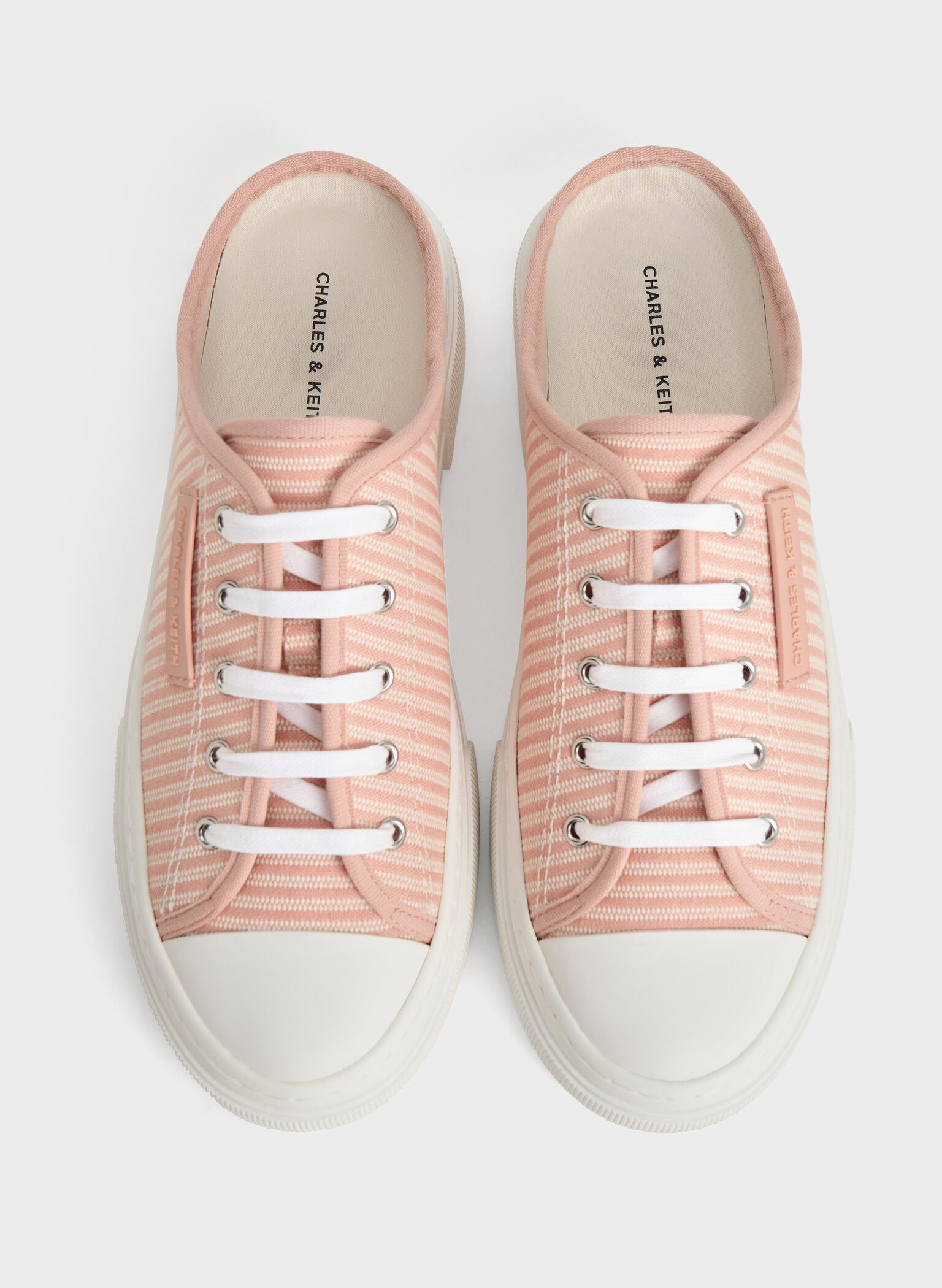 Kay Striped Slip-On Sneakers, Pink, hi-res
