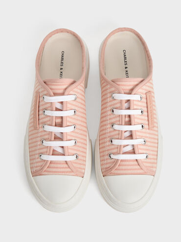 Kay Striped Slip-On Sneakers, Pink, hi-res