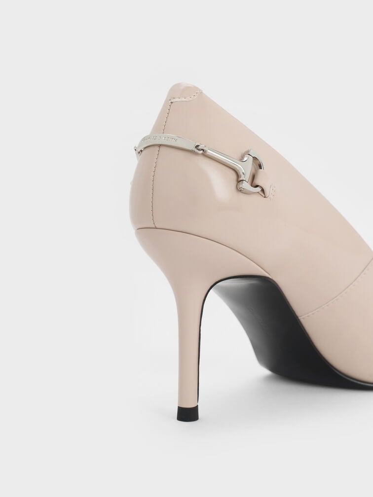 Erinna Metallic-Accent Pointed-Toe Pumps, Sand, hi-res