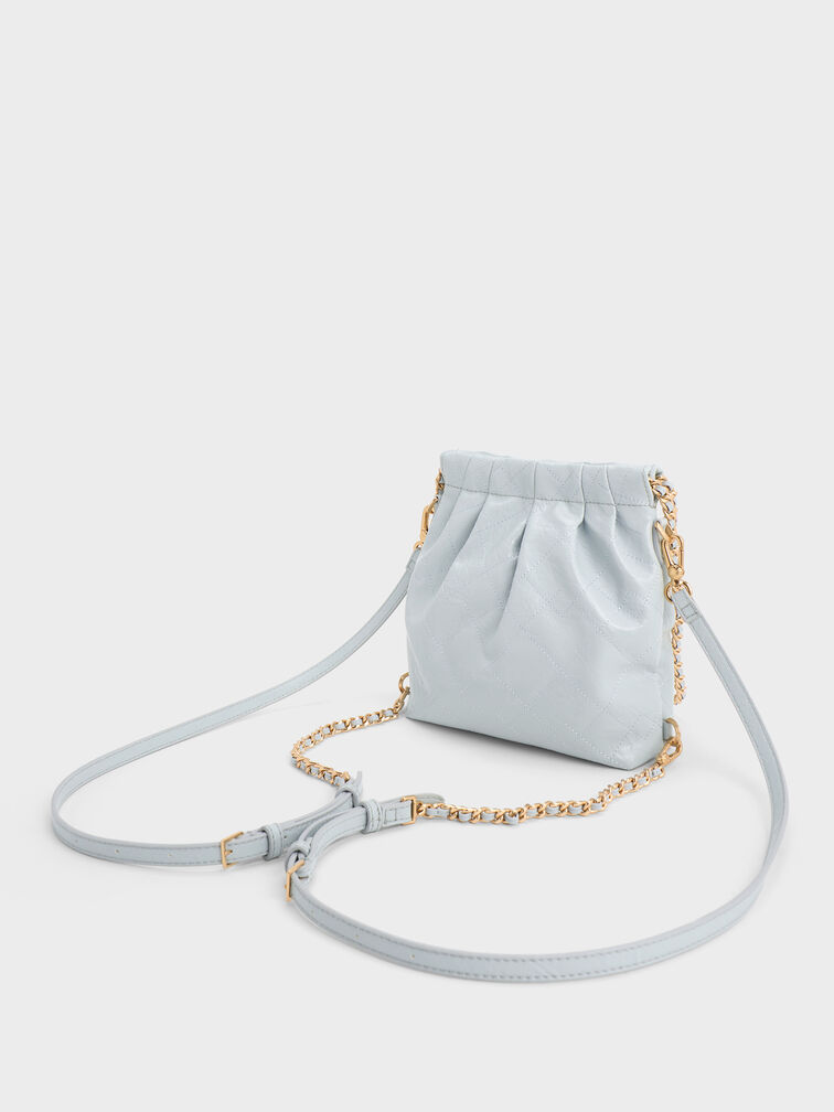 Duo Chain-Handle Two-Way Backpack, Sea Salt Blue, hi-res