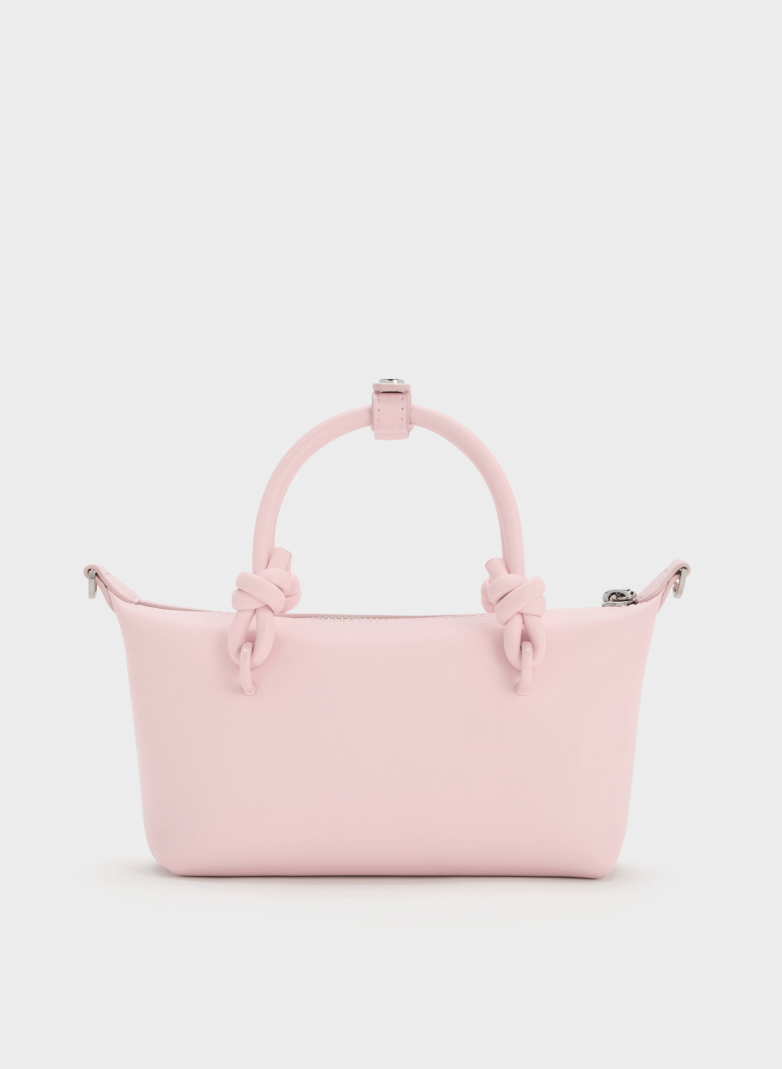 Sammie Knotted-Handle Tote Bag, Cotton Candy Pink, hi-res
