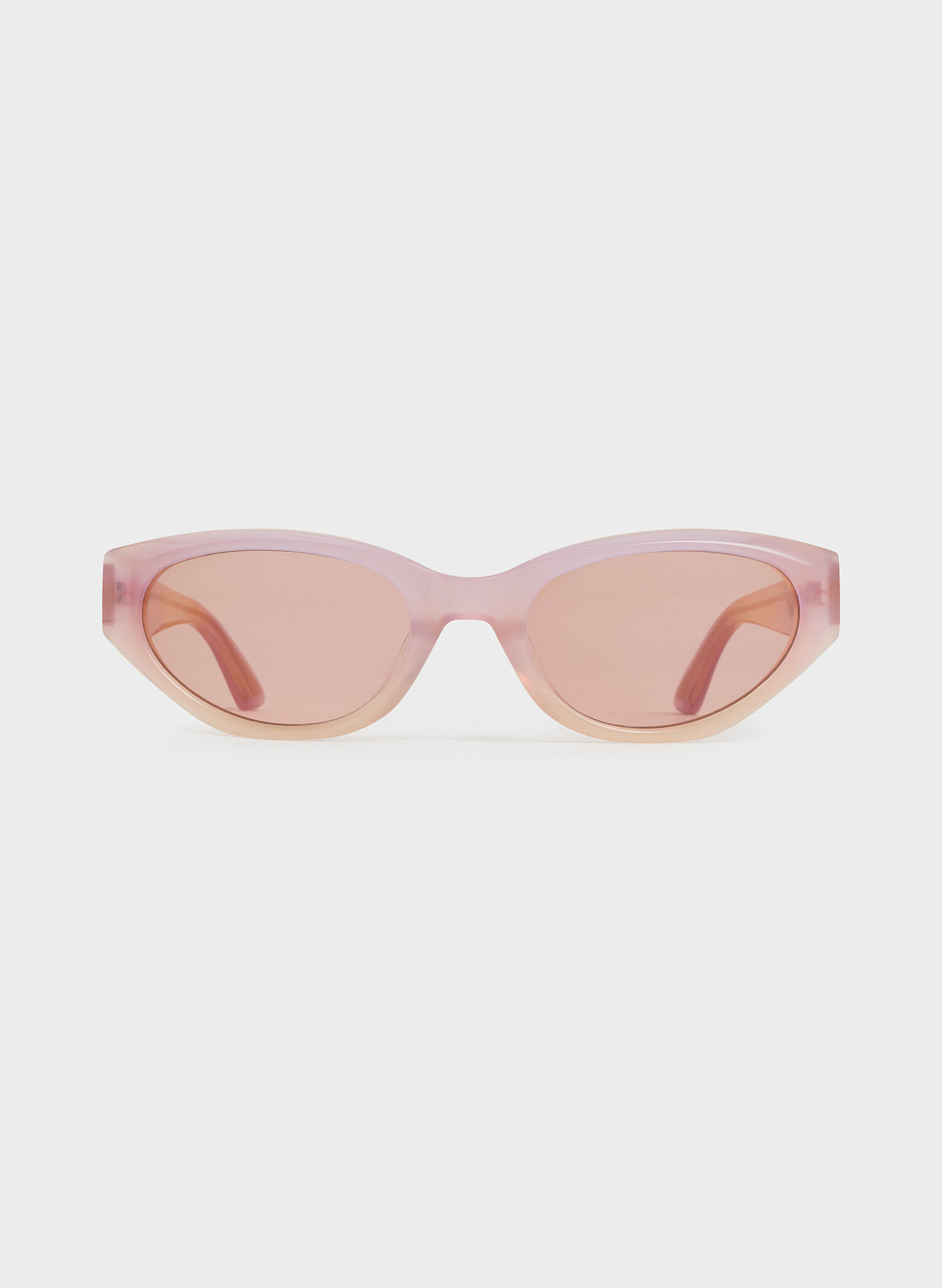 Bijou Recycled Acetate Cateye Sunglasses, Jelly Pink, hi-res