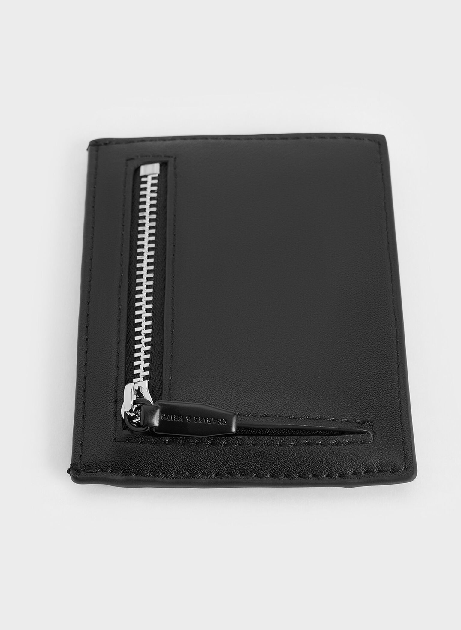 Midori Geometric Card Holder, Jet Black, hi-res