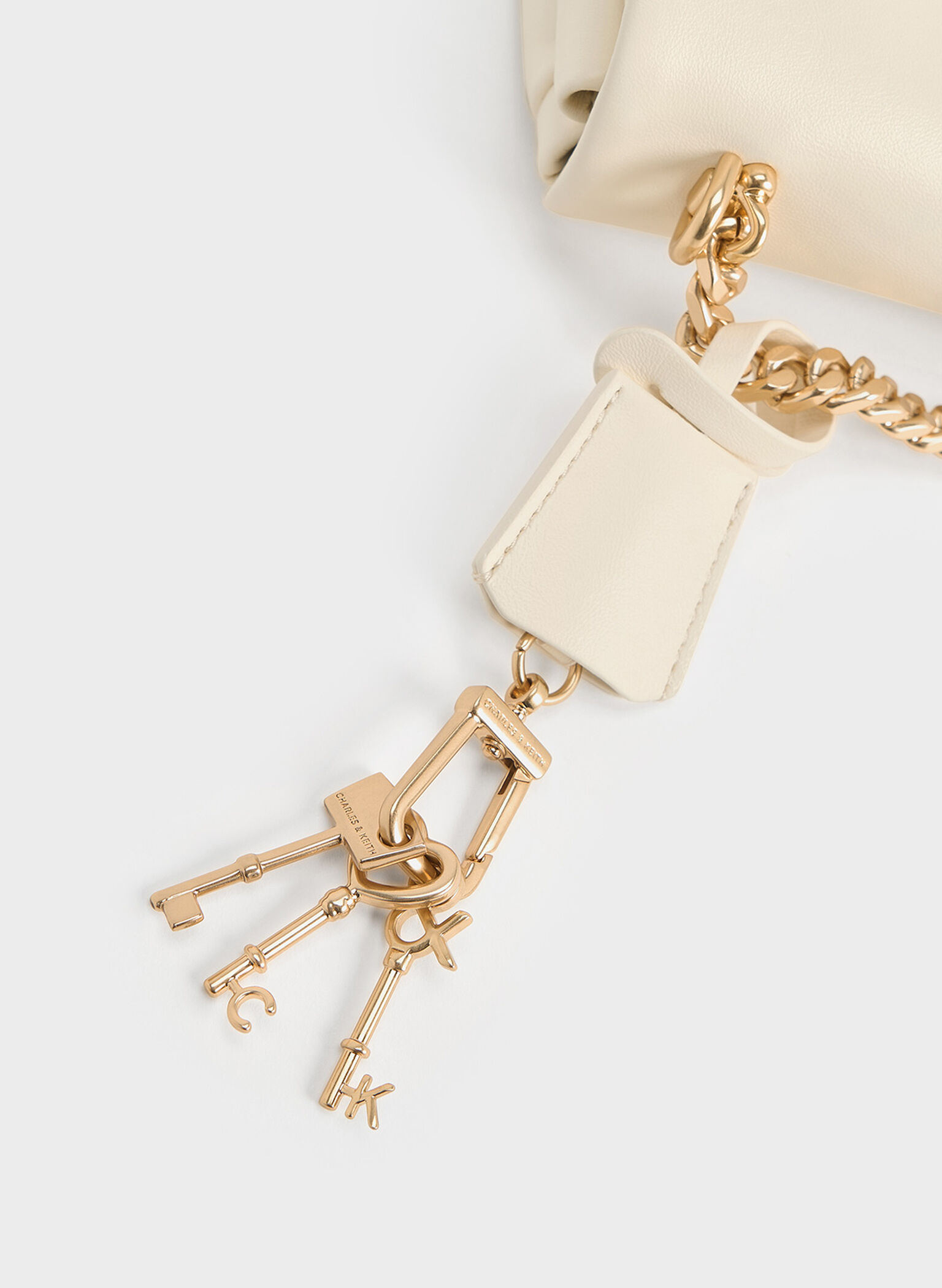 Mini Kerry Chain-Handle Crossbody Bag, Cream, hi-res