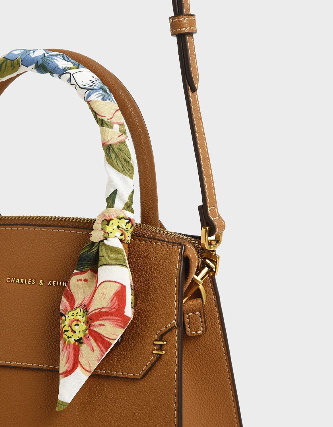 Charles and keith scarf bag deals