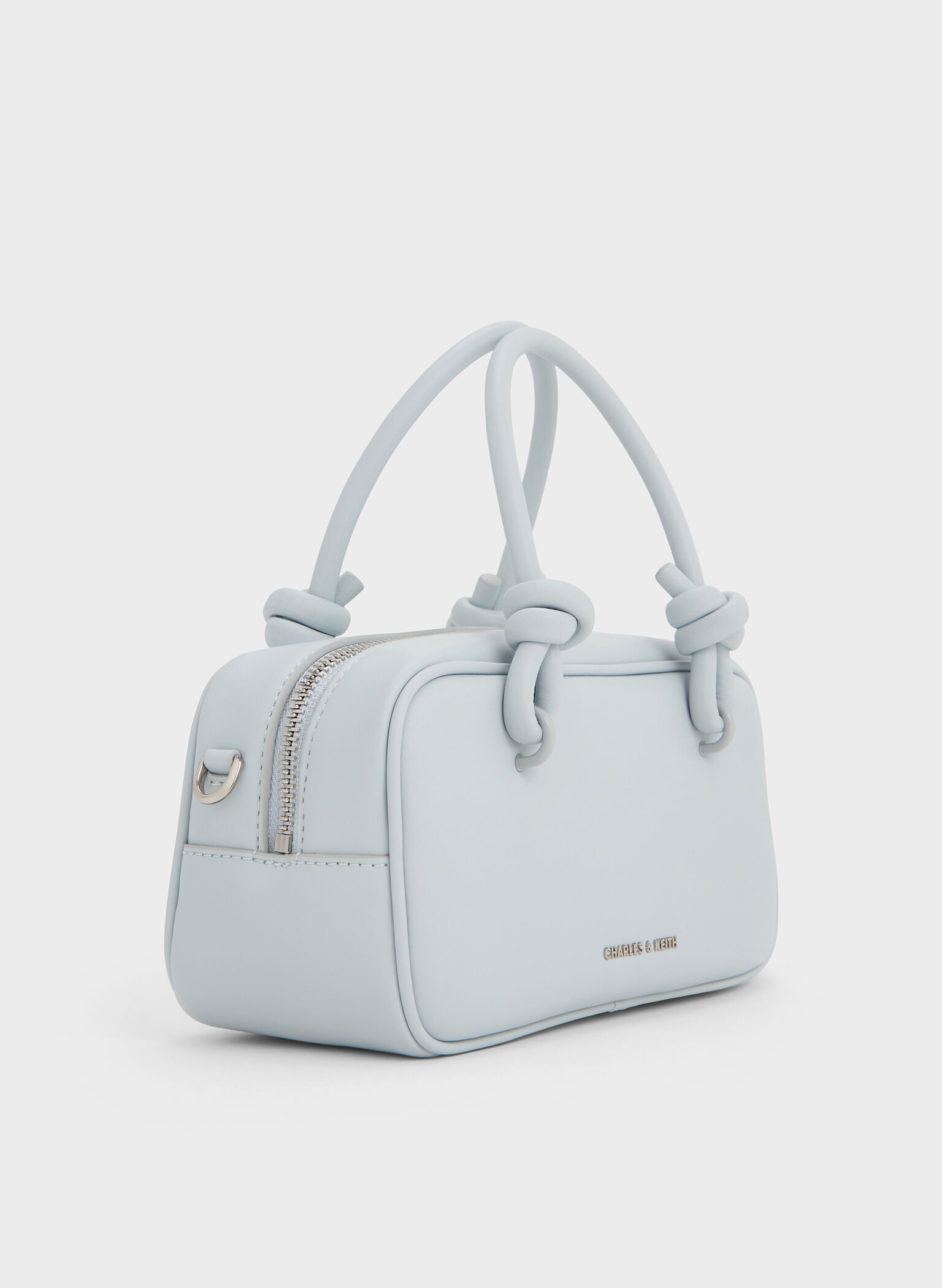 Sammie Knotted-Handle Elongated Bag, Sea Salt Blue, hi-res