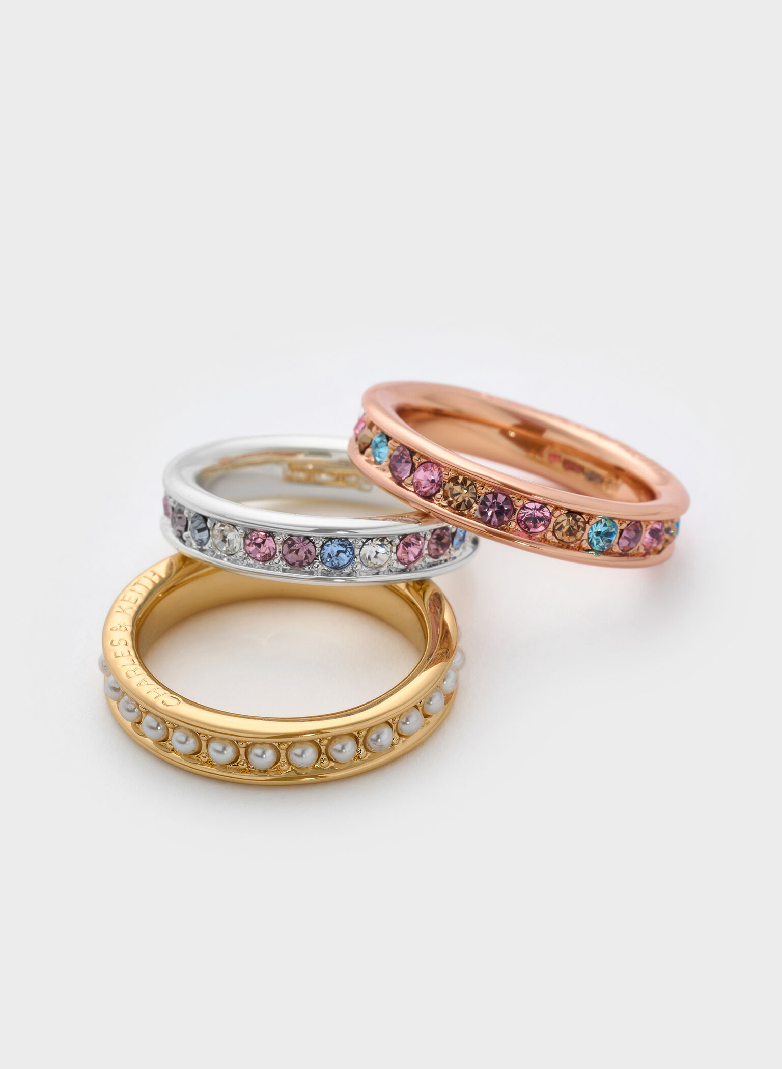 Maeve Pearl-Embellished Ring, Gold, hi-res