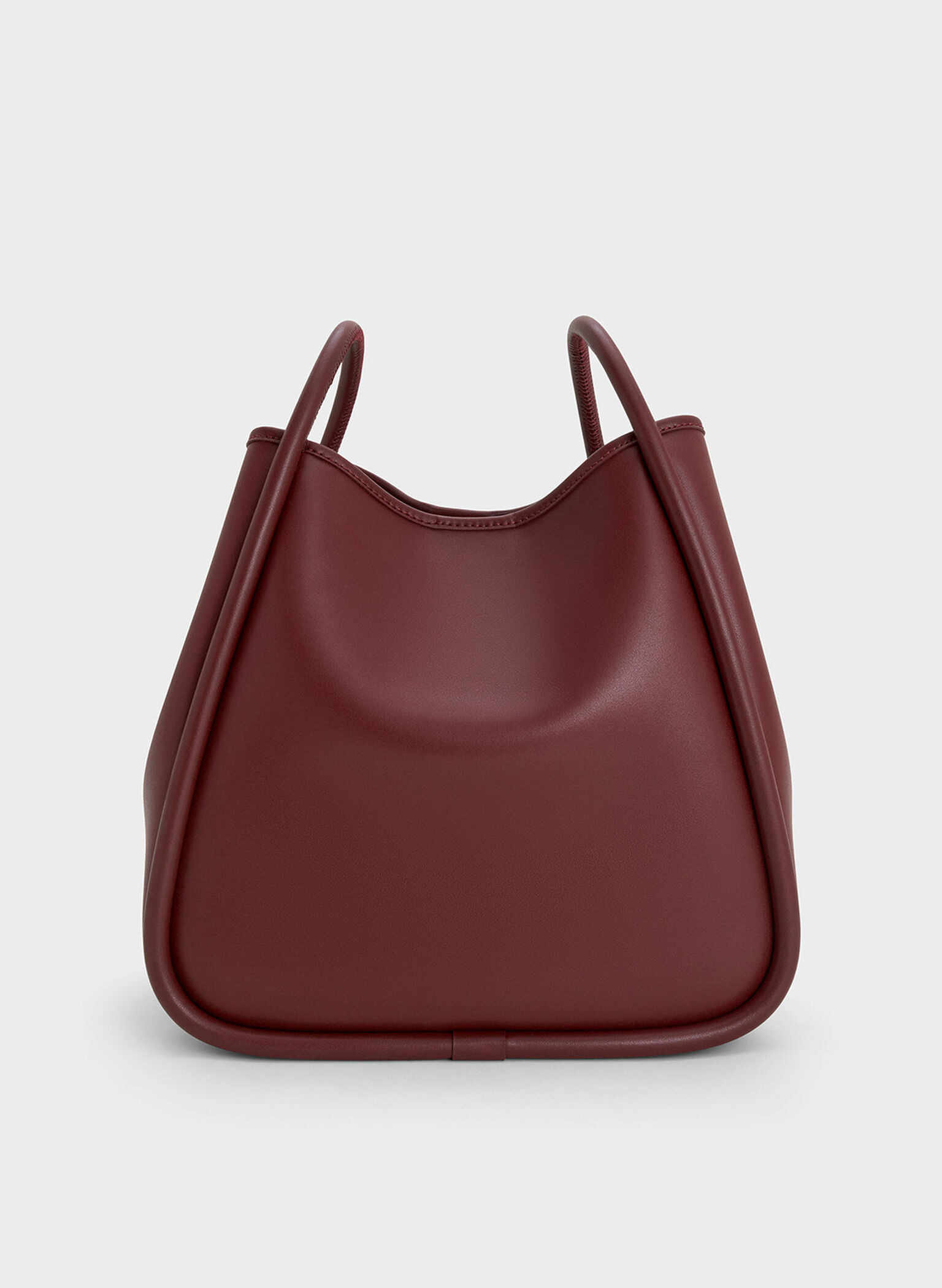 Lyla Tubular Slouchy Tote Bag, Mulberry Plum, hi-res