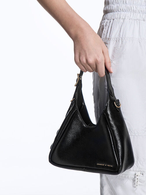 Mini Buzz Hobo Bag, Black, hi-res