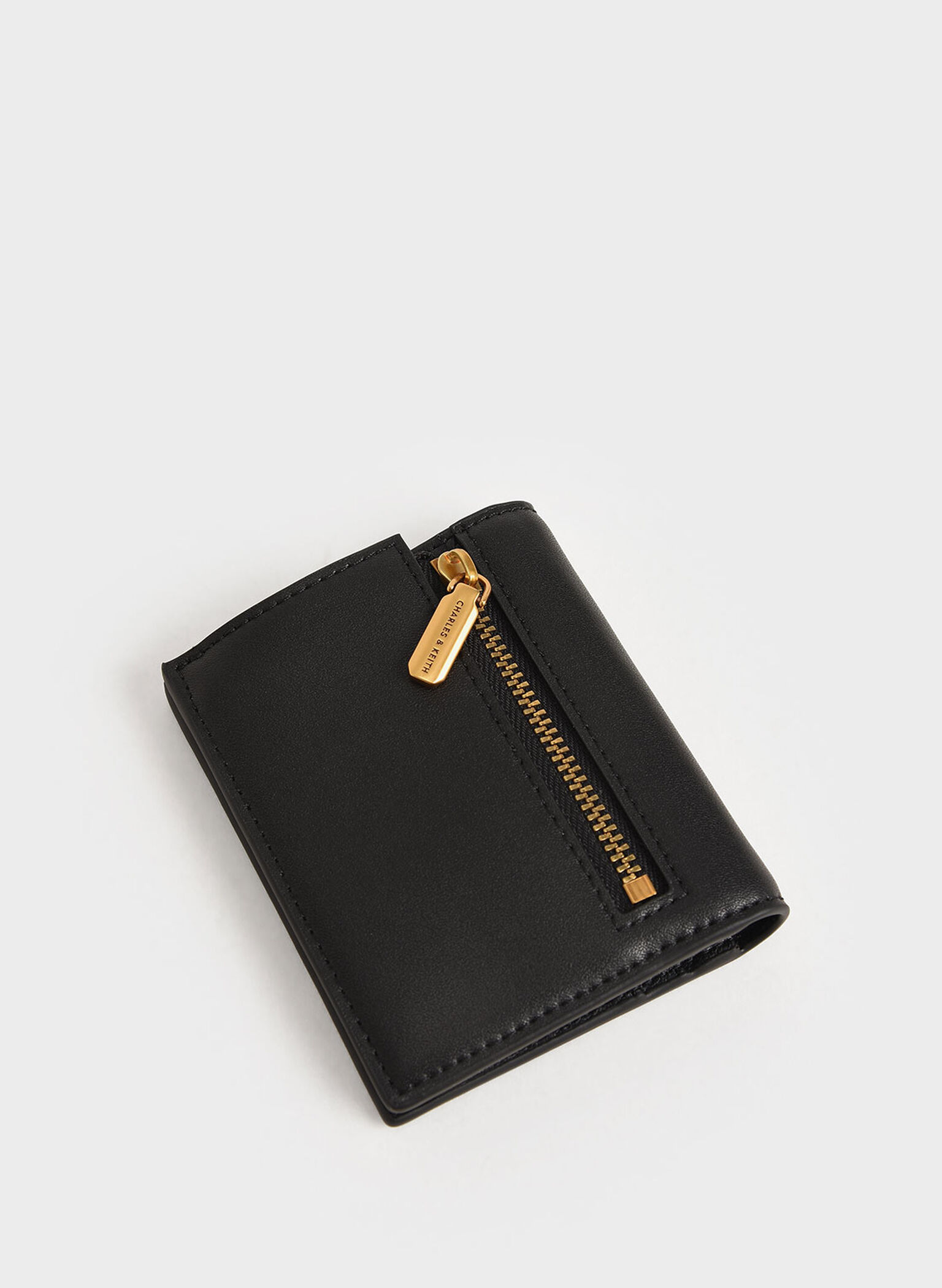 Daisy Bi-Fold Small Wallet, Black, hi-res
