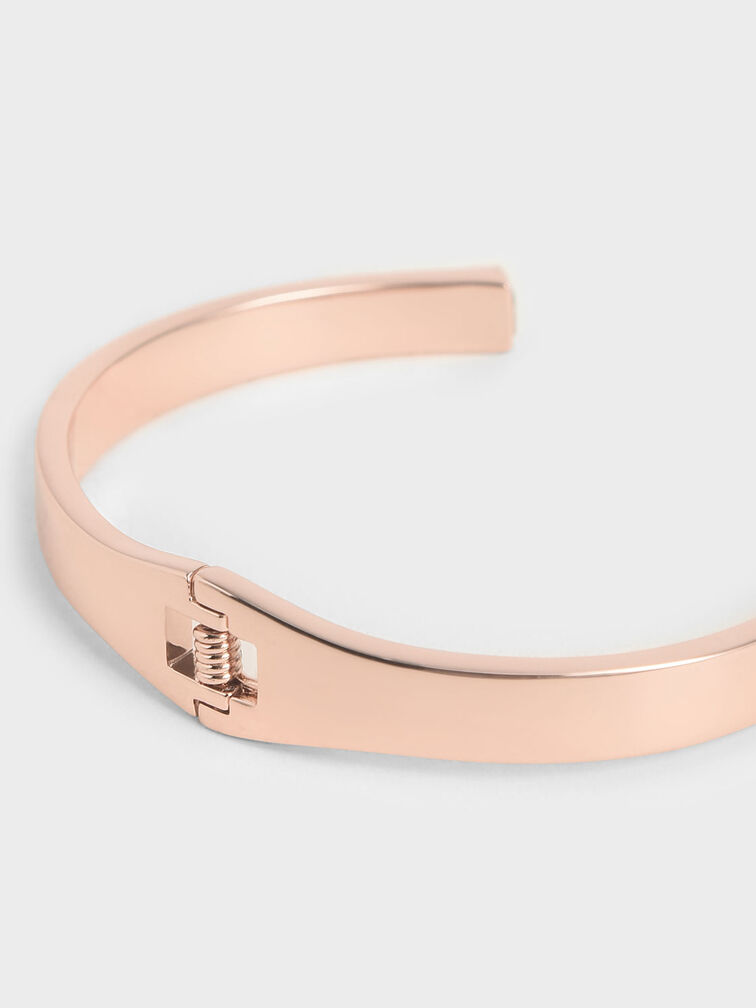 Swarovski® Crystal Cuff Bracelet, Rose Gold, hi-res
