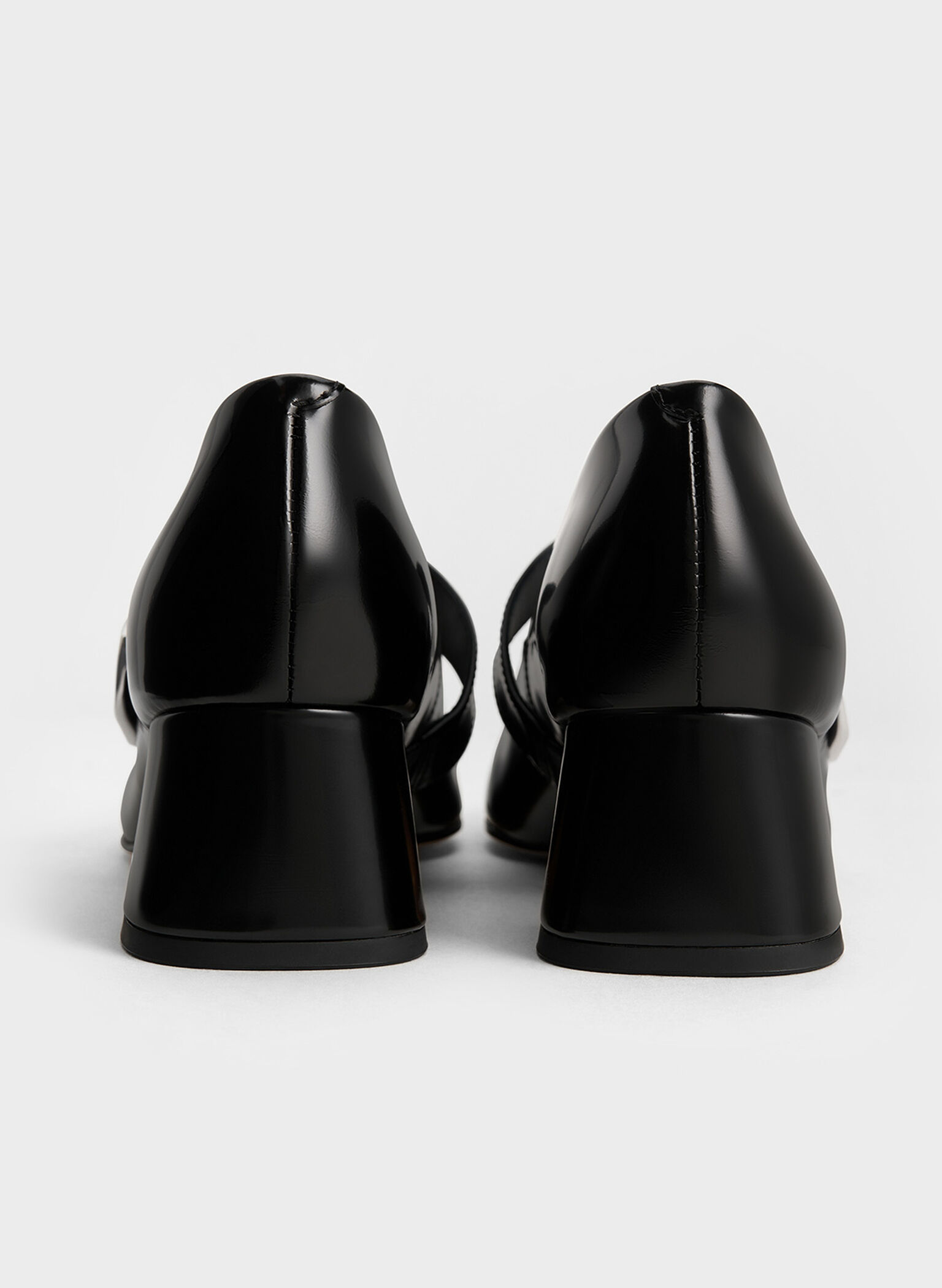 Gabine Leather Mary Jane Pumps, Black Box, hi-res