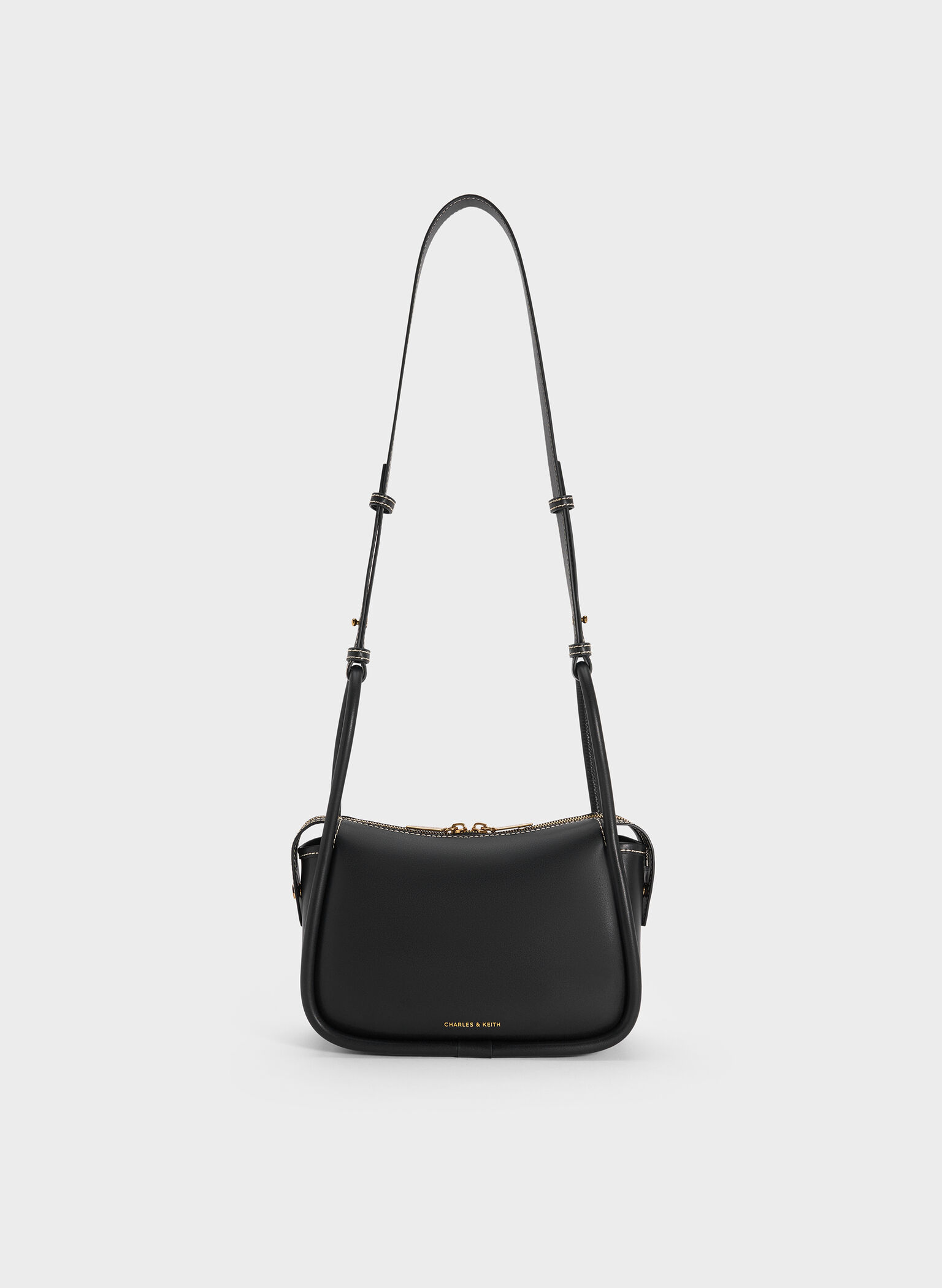 Lyla Shoulder Bag, Black, hi-res