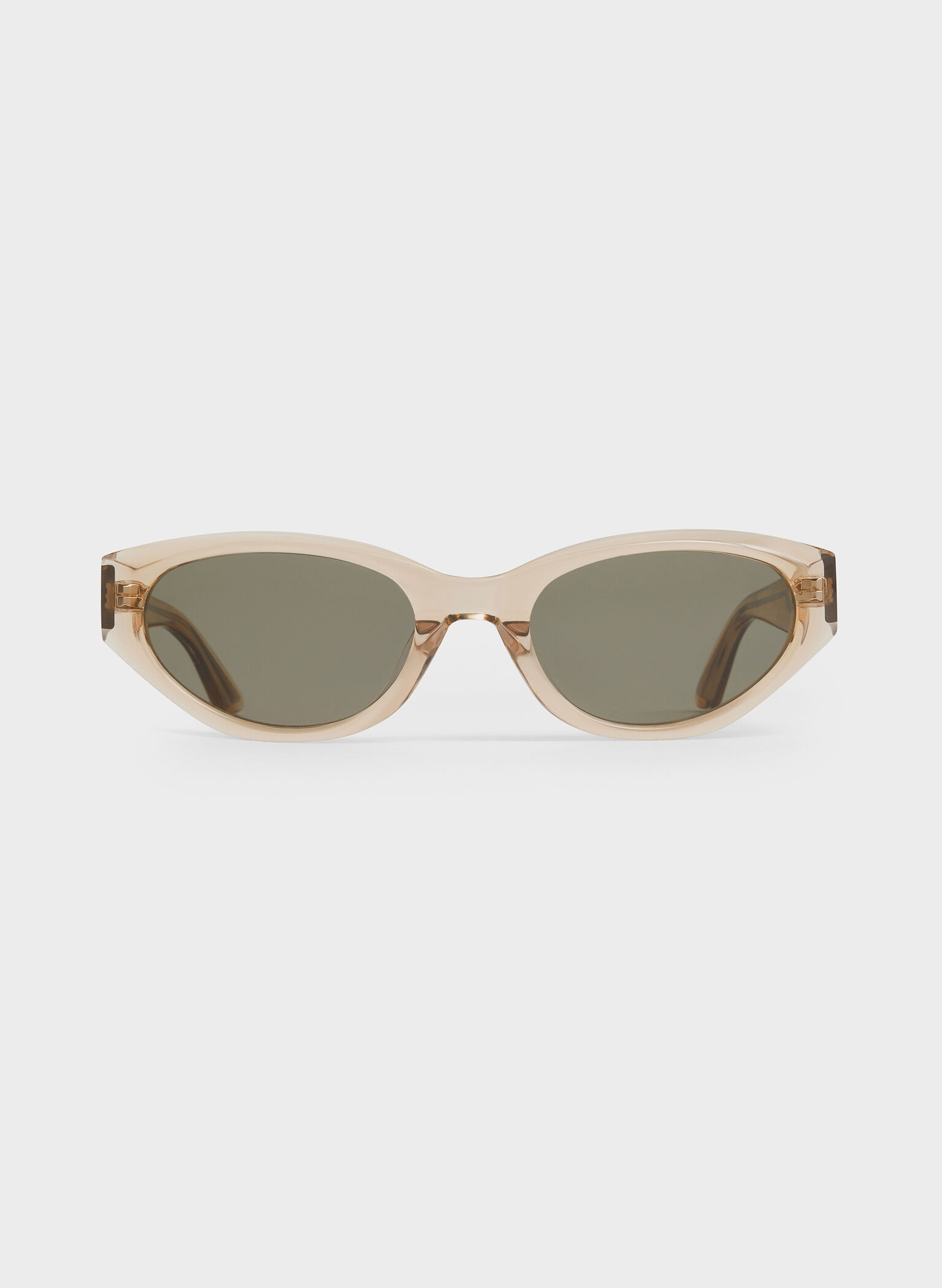 Bijou Recycled Acetate Cateye Sunglasses, Beige, hi-res