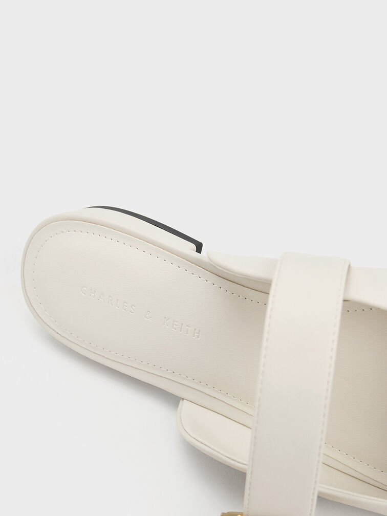 Patent Pearl Buckle Mary Jane Mules, Multi, hi-res