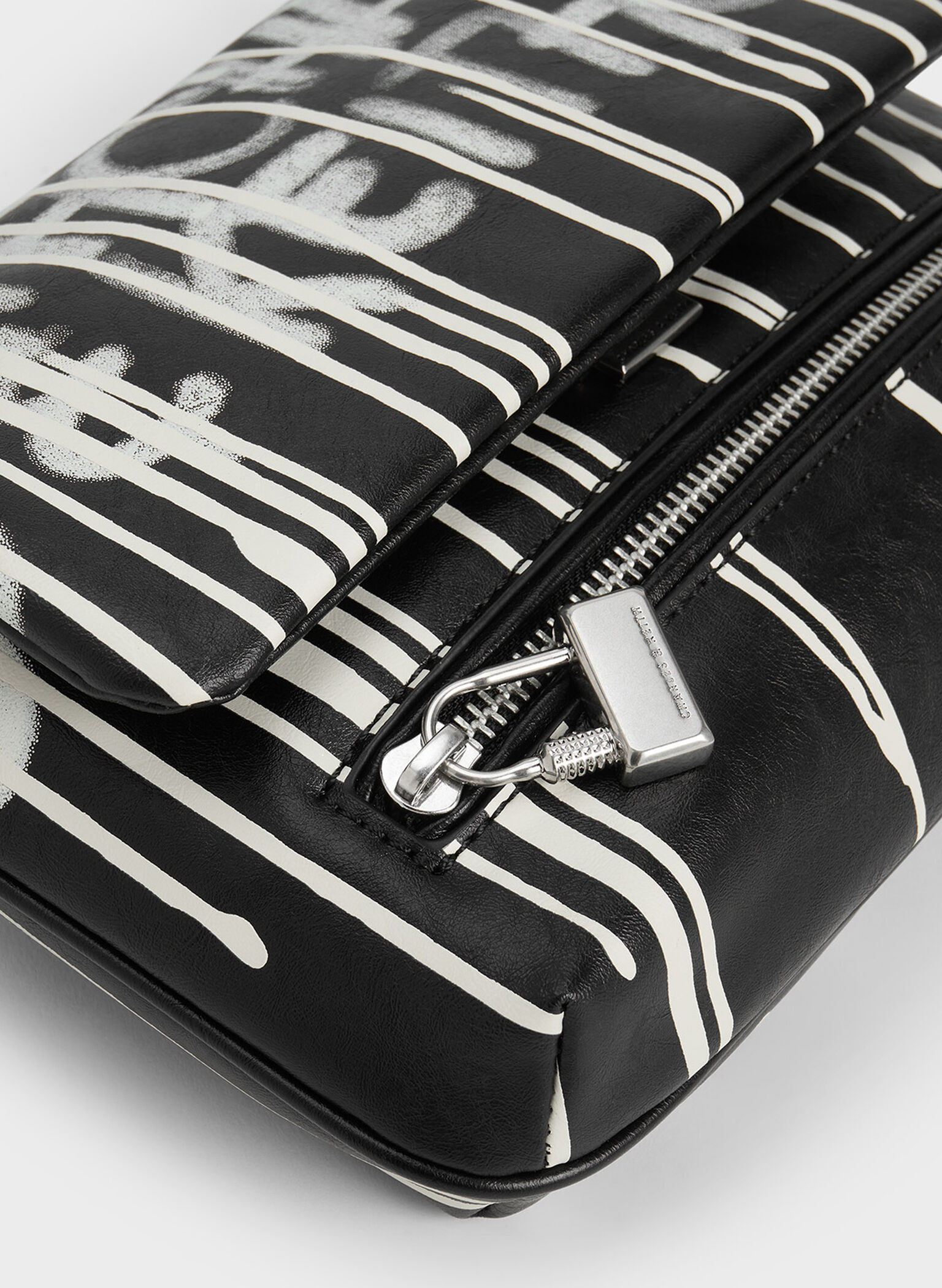 Swing Graffiti-Print Chain-Handle Bag, Multi, hi-res