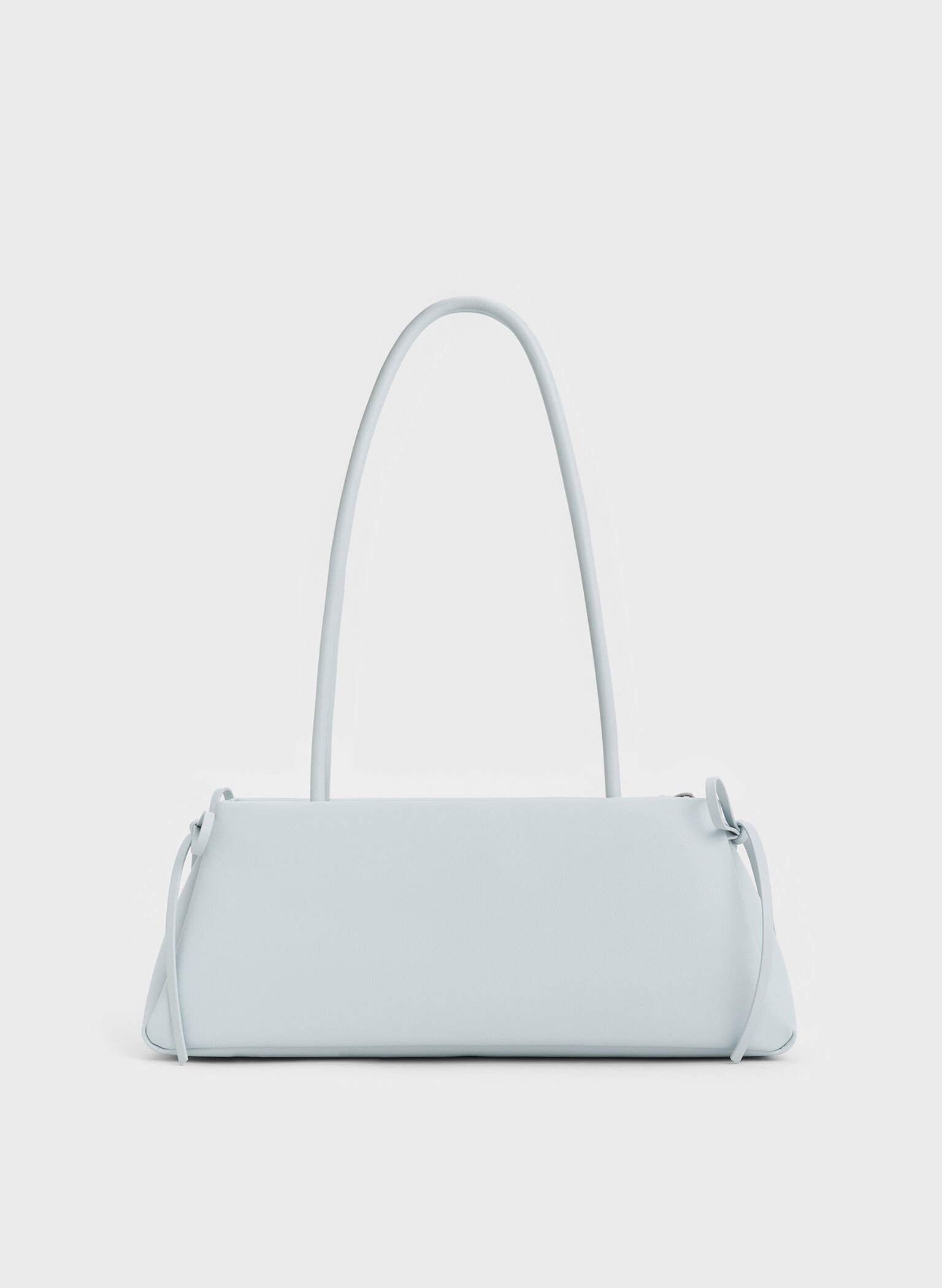 Hazel Bow Elongated Trapeze Shoulder Bag, Sea Salt Blue, hi-res