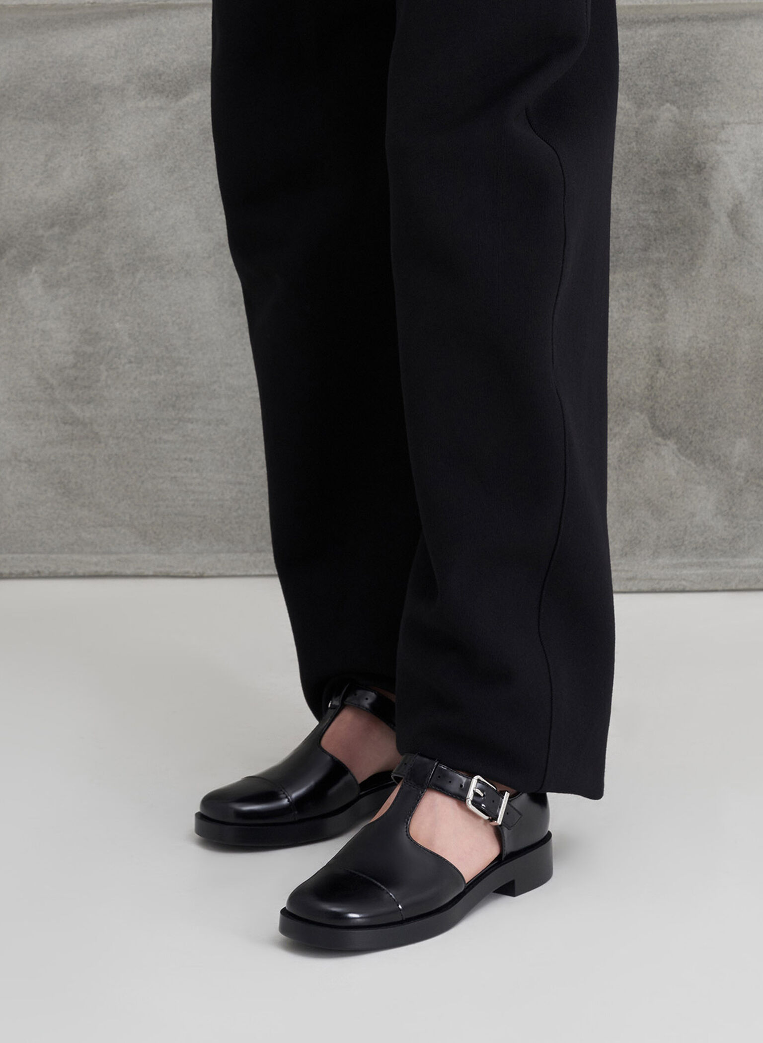 Charly T-Bar Buckled Sandals, Black Box, hi-res