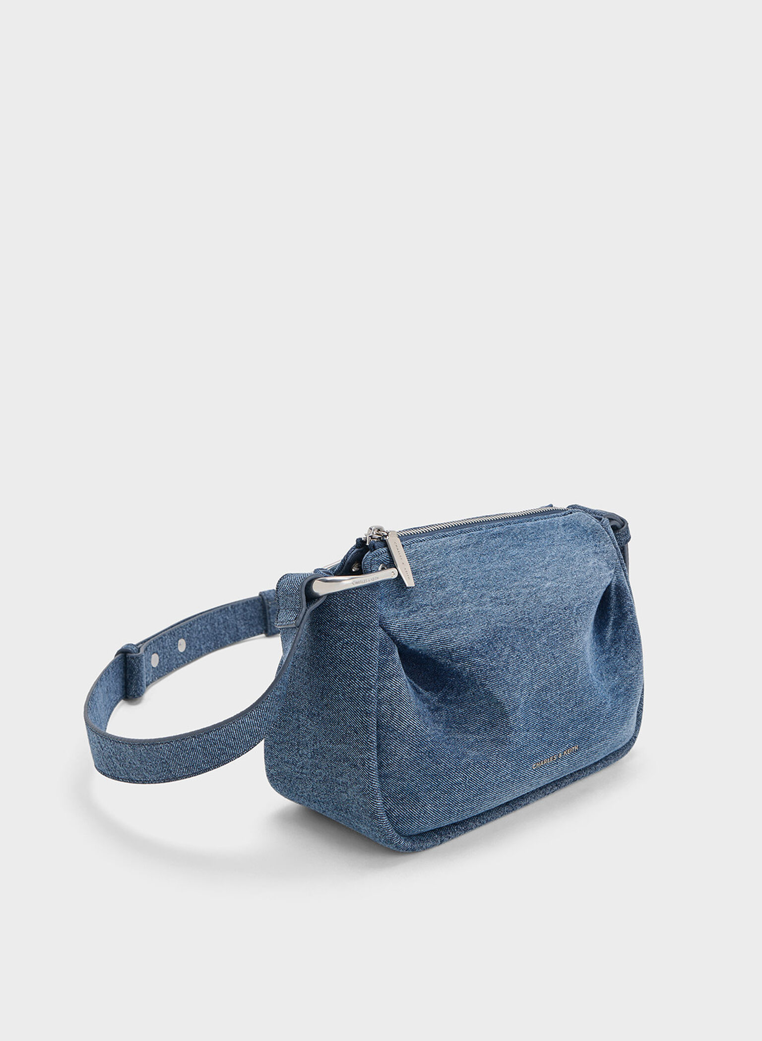 Lumen Denim Crossbody Bag, Denim Blue, hi-res