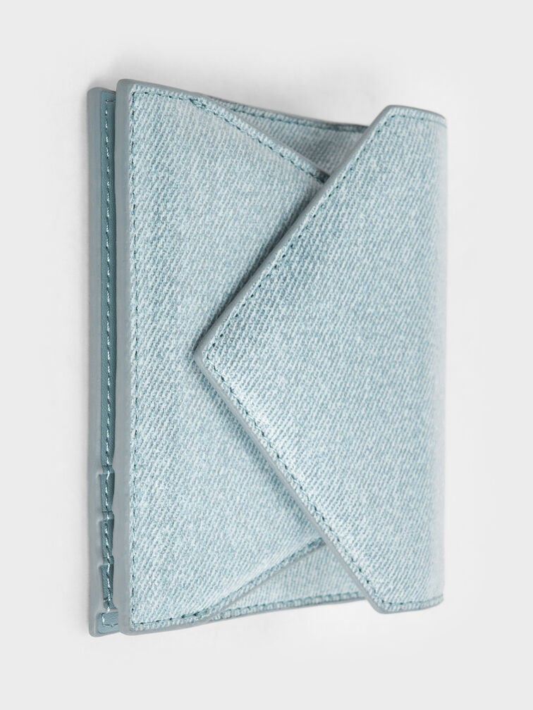 Bosie Denim Envelope Wallet, Denim Blue, hi-res