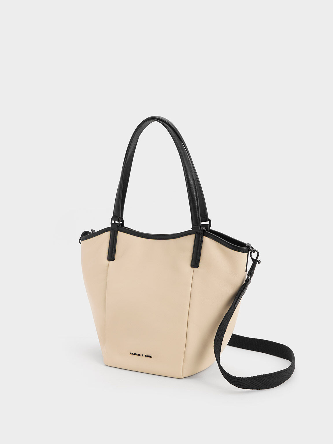 Charles and keith textured tote bag hotsell