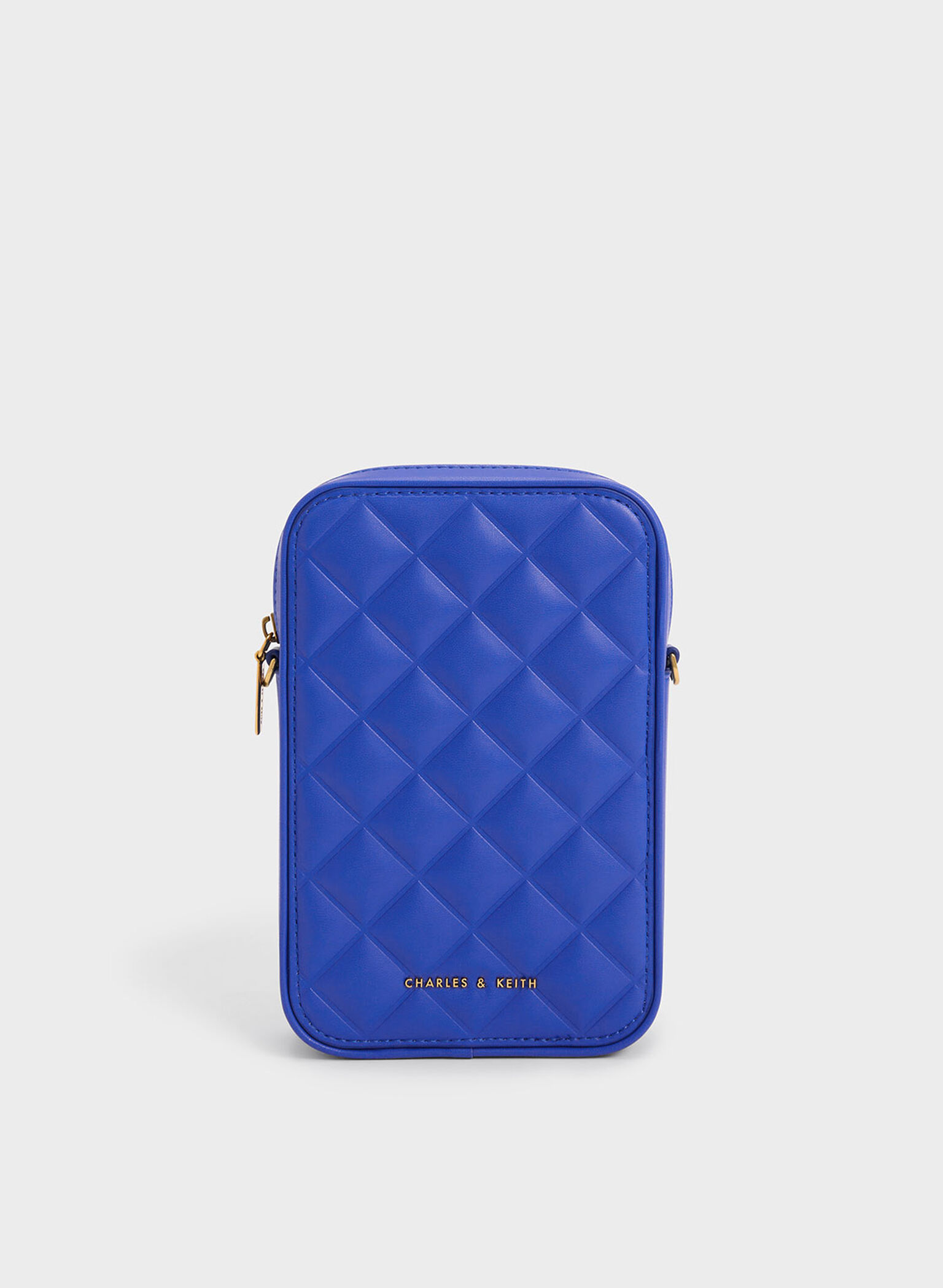 Bonnie Padded Phone Pouch, Cerulean, hi-res