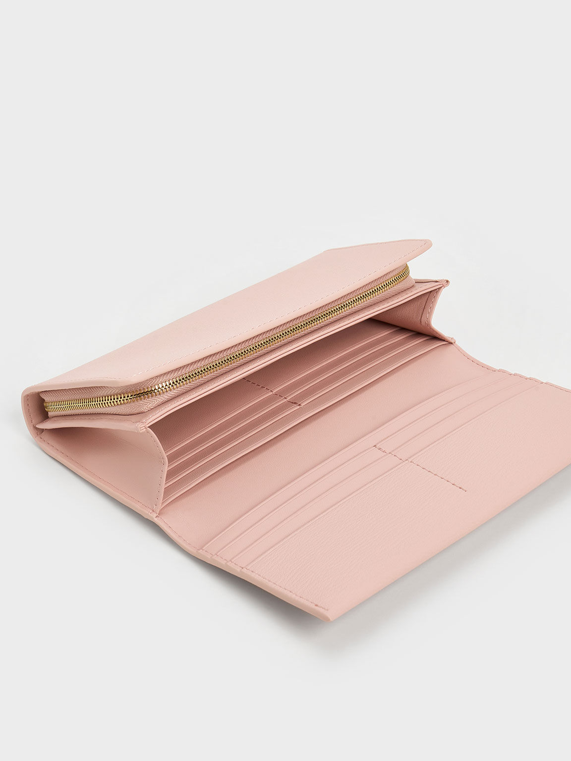 Charles and keith pink wallet new arrivals